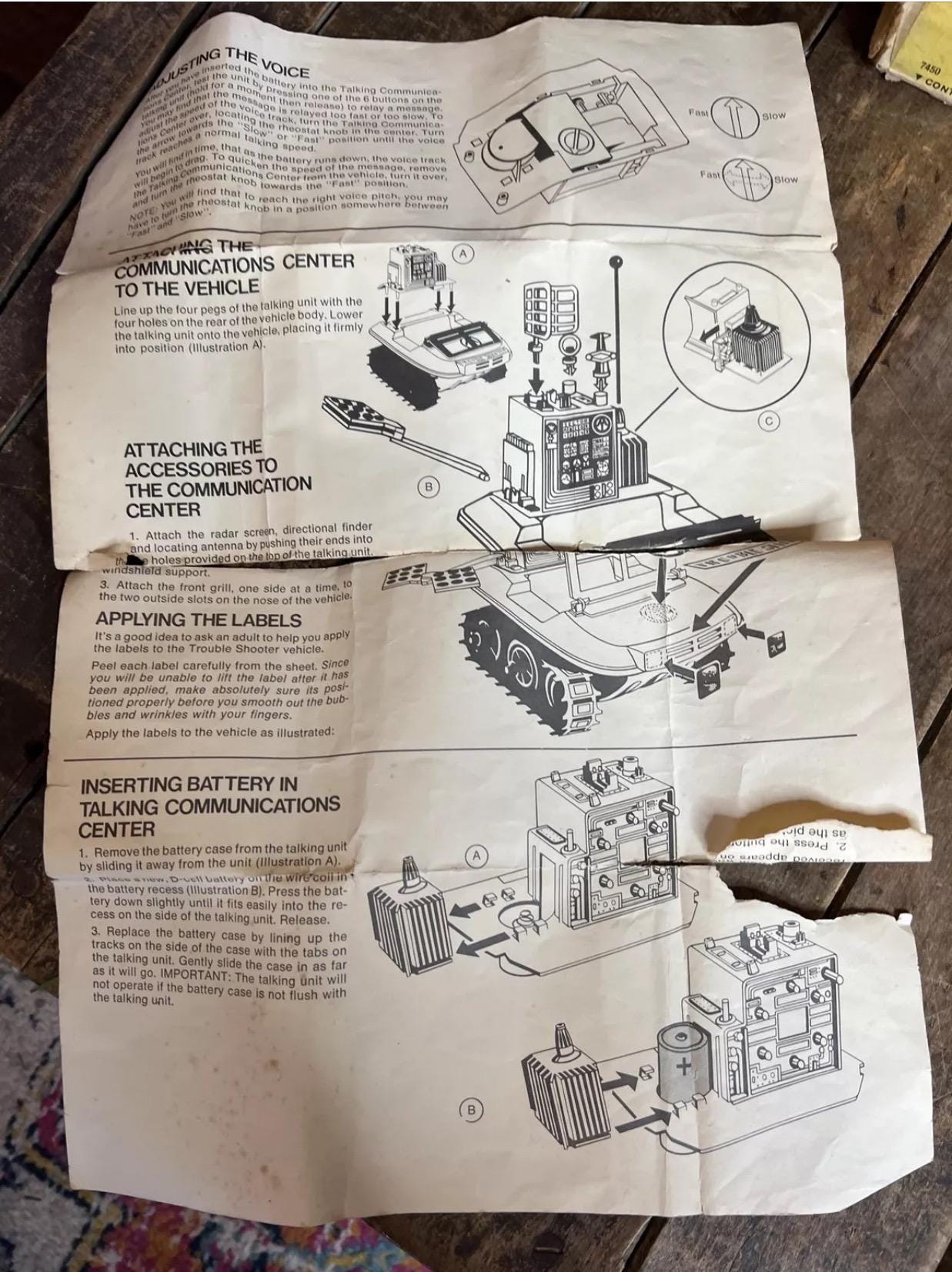 Vintage 1974 GI JOE Adventure Team - Fate Of The Trouble Shooter Set