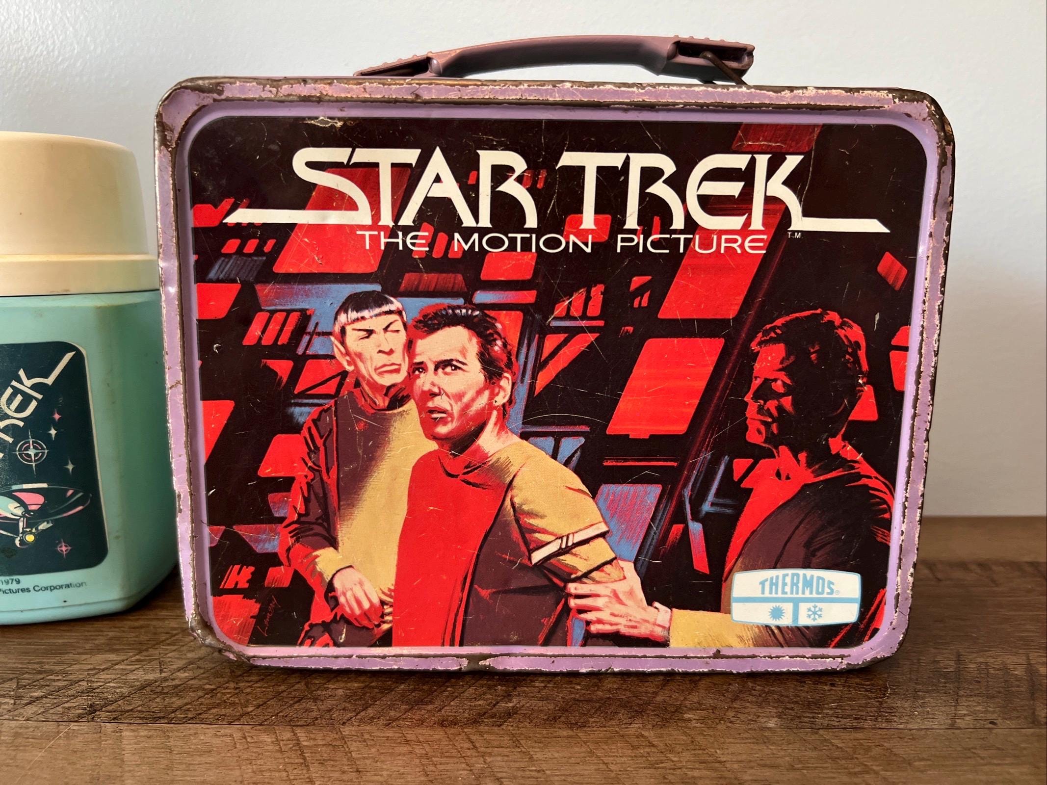 Vintage 1979 Star Trek Lunch Box & Thermos - King Seeley