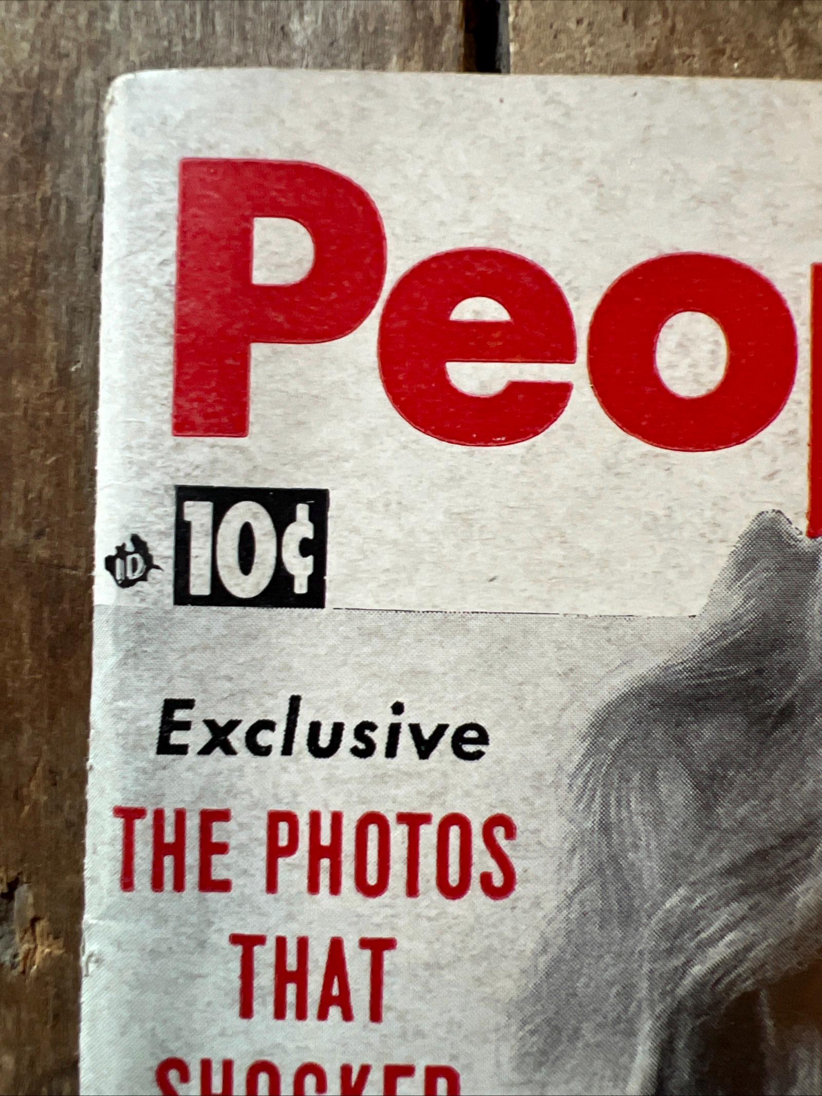 Vintage 1953 People Magazine: Joan Diener "Gasp Girl" Cover, Pocket Size
