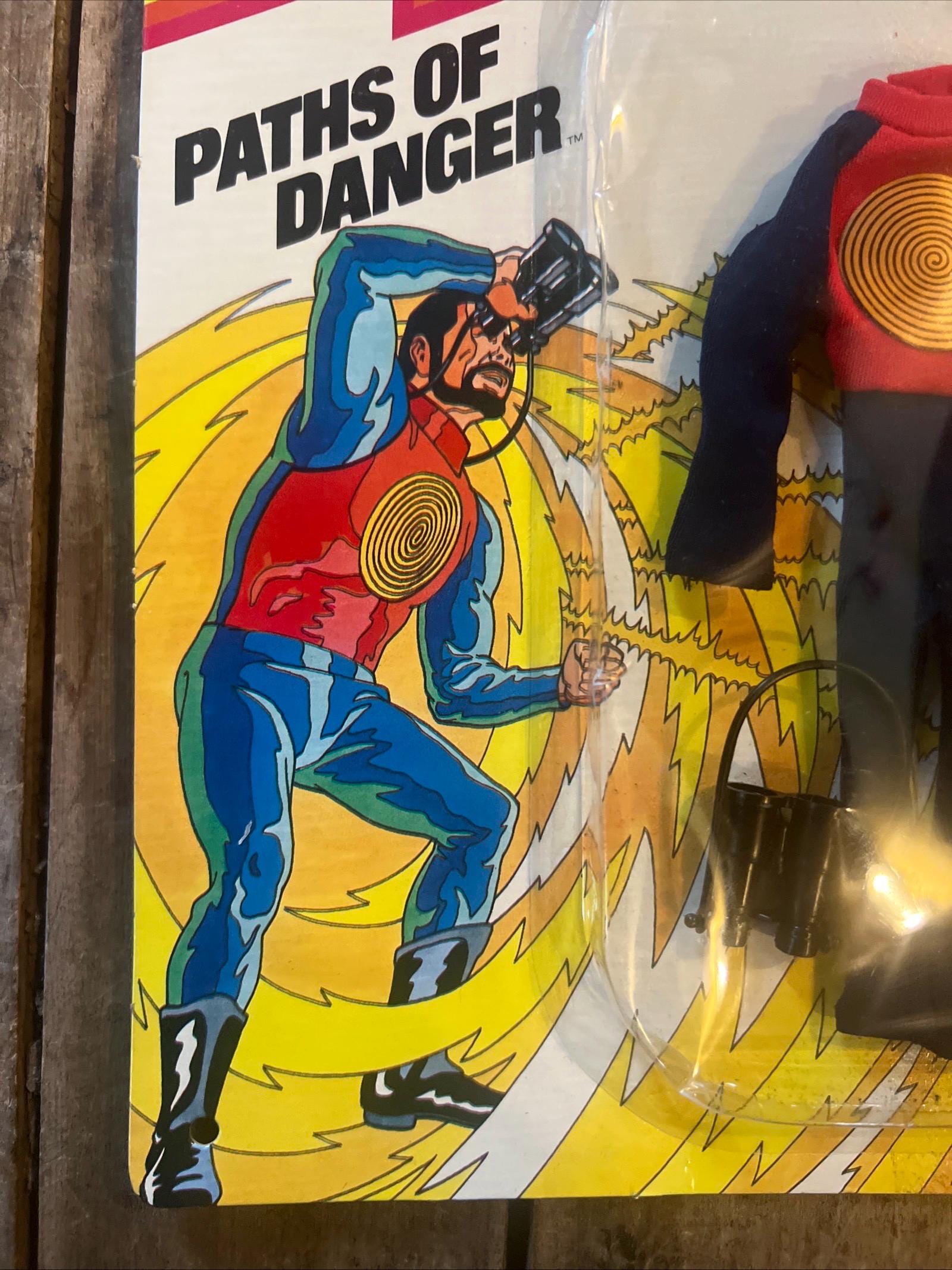 Vintage 1977 GI JOE SUPERJOE Paths Of Danger #7513 - Sealed On Card