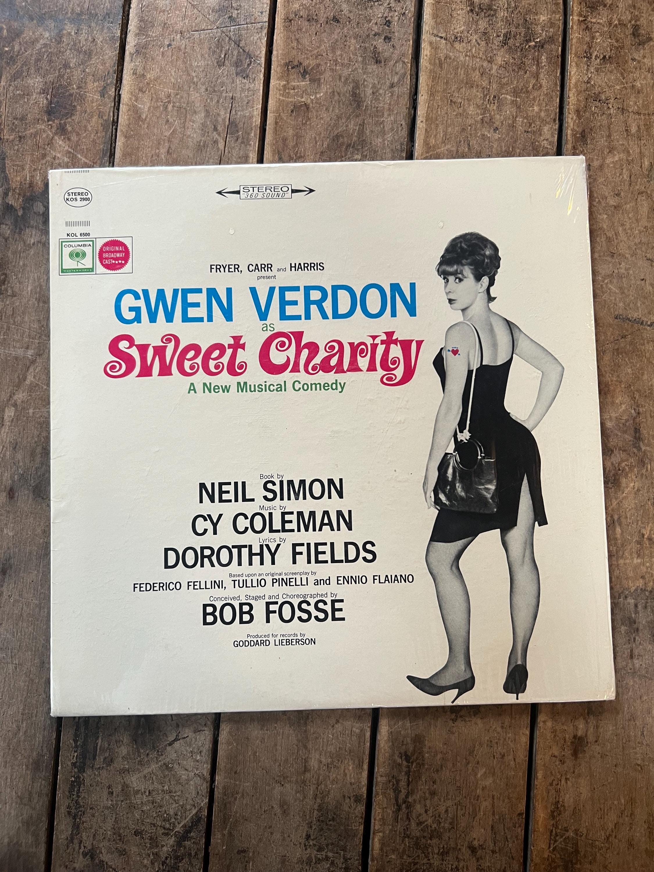 Vintage 1966 Gwen Verdon Sweet Charity LP - Columbia Masterworks Vinyl