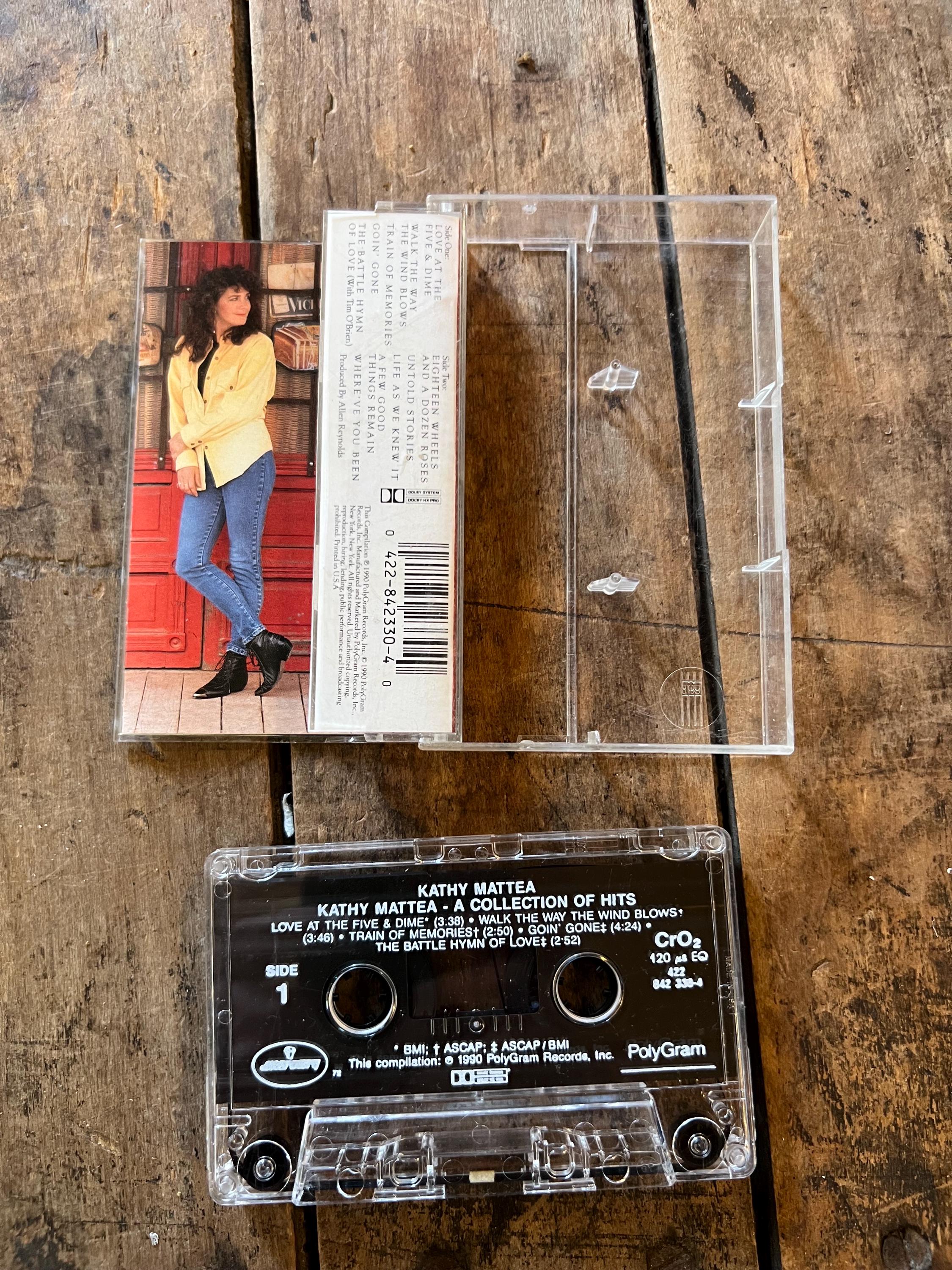 1990 Kathy Mattae A Collection of Hits Cassette Tape - Mercury Records