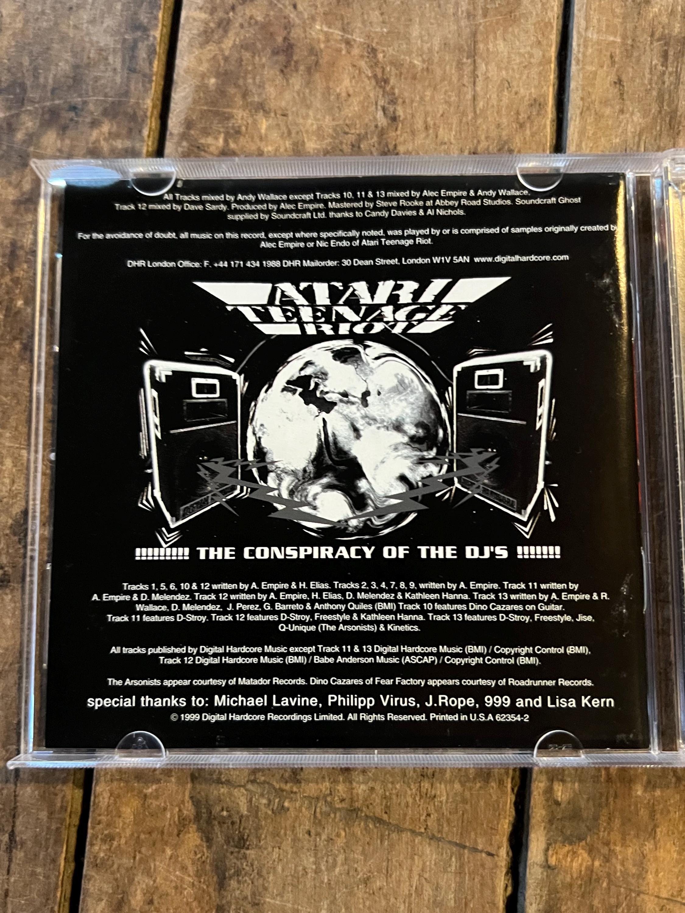 Atari Teenage Riot “60 Second Wipe Out” CD - 1999 Digital Hardcore Recordings Records