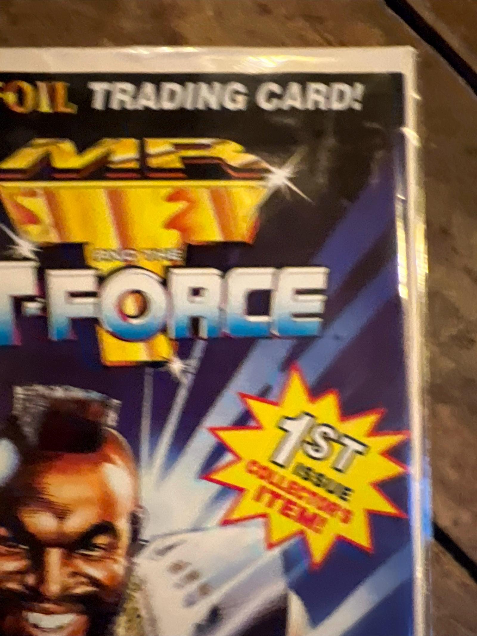 Mr. T and the T-Force #1 (1993 Now Comics ) First Issue & Gold Foil Trading Card