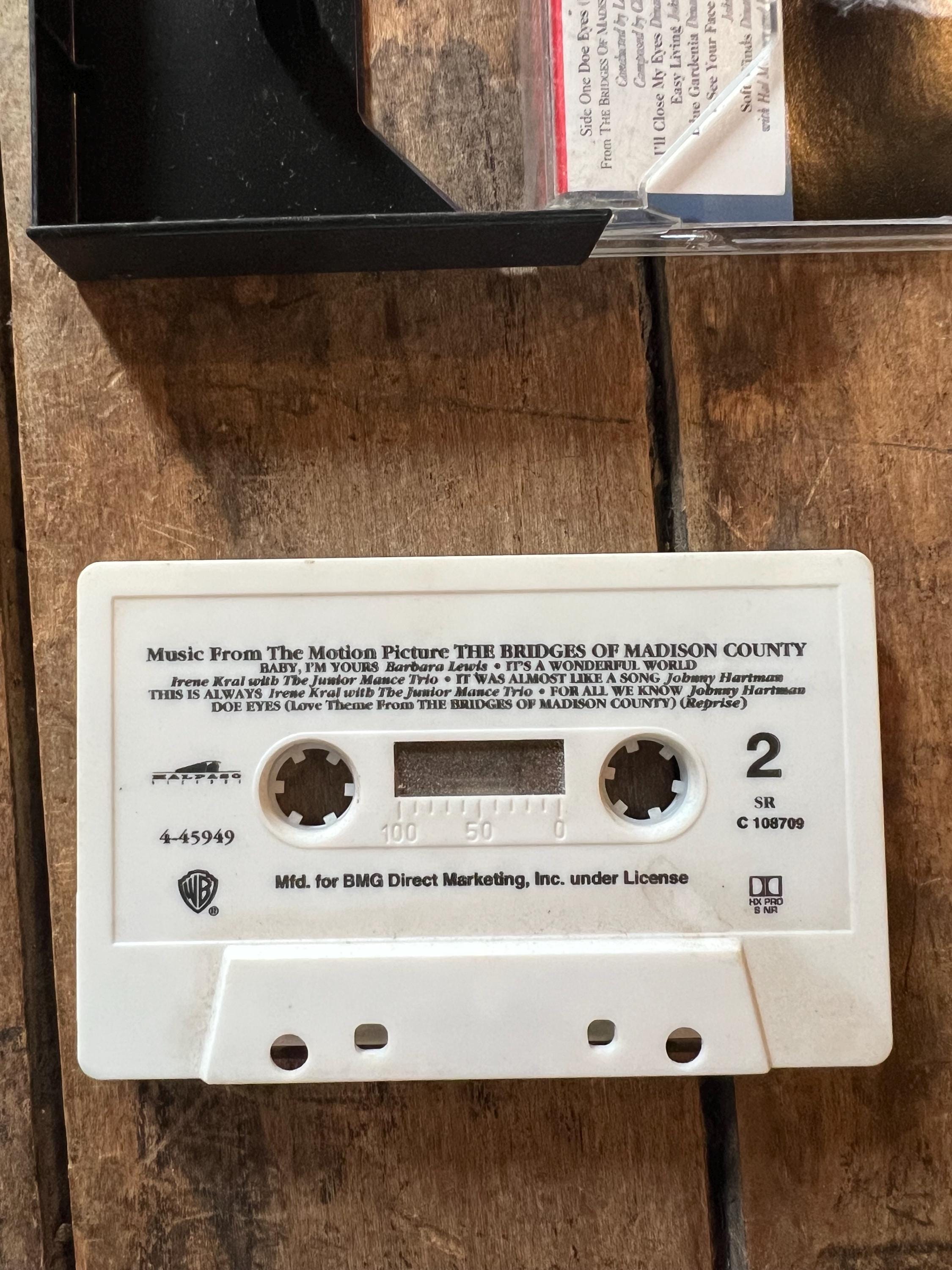 1995 The Bridges of Madison County Cassette Tape - Malpaso Records ( music from the motion picture)