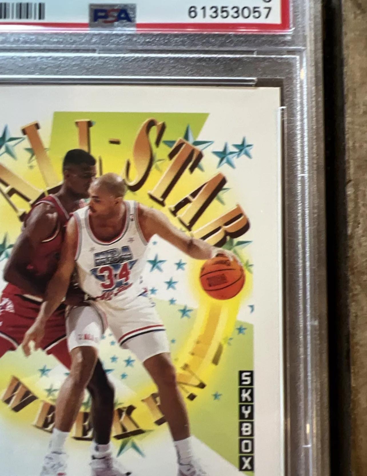 Vintage 1991 Skybox Charles Barkley All-Star Game Card - PSA 8
