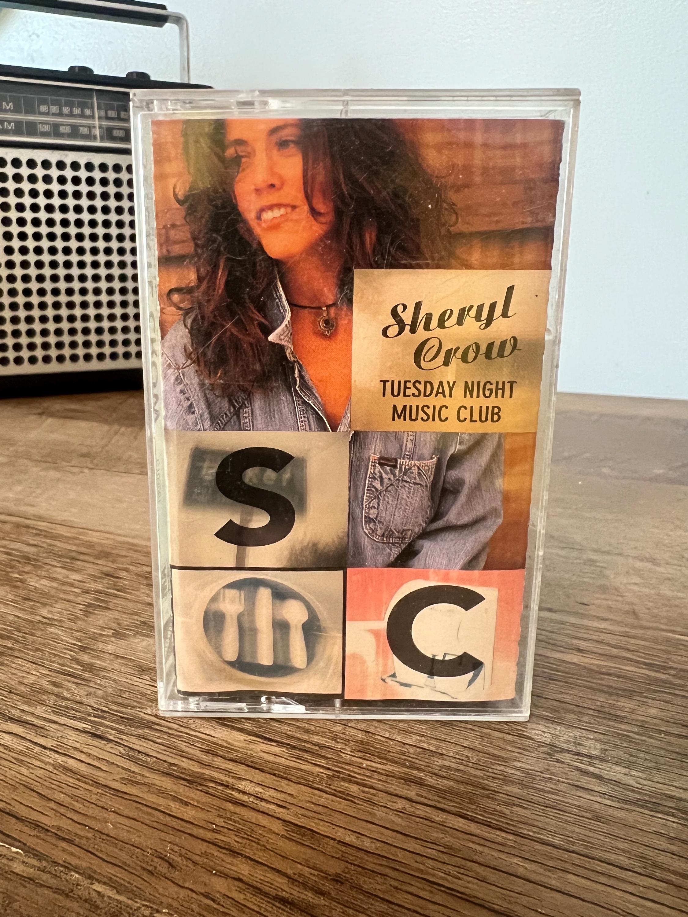 Vintage 1993 Sheryl Crow Cassette Tape: Tuesday Night Music Club