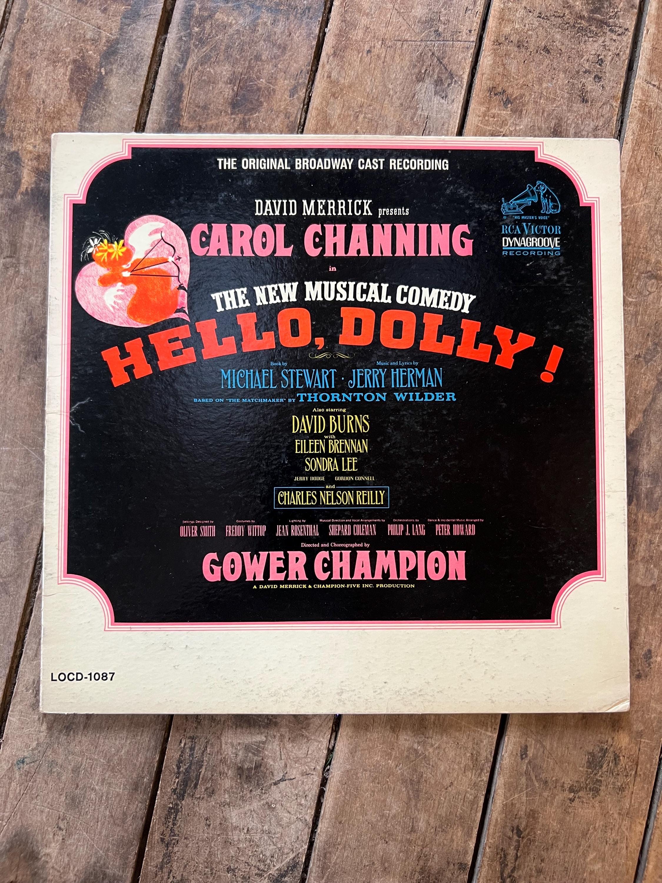 Vintage 1964 Carol Channing "Hello Dolly! " LP Record - RCA Victor Records