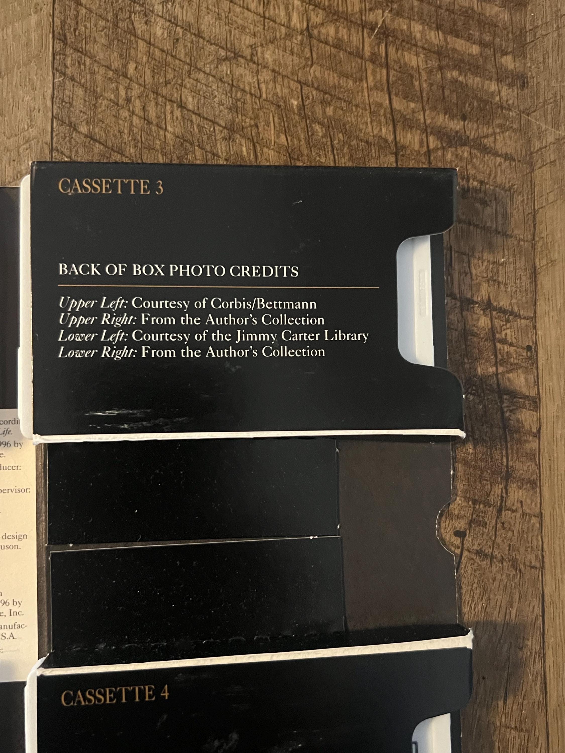 Walter Cronkite “ A Reporters Life “ ( Cassette Tape 1996 ) Random House Audiobooks