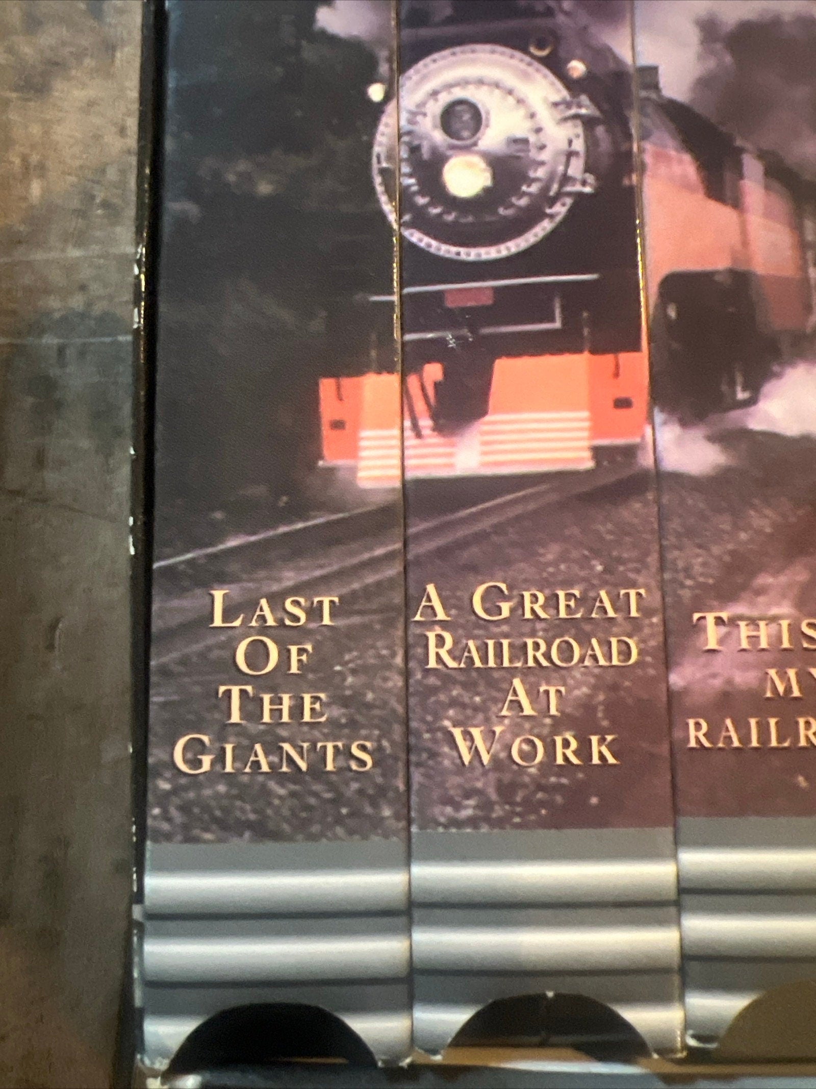 1995  America’s Railroad The Steam Train Legacy - Complete VHS Movie Box Set 7 Movie Lot