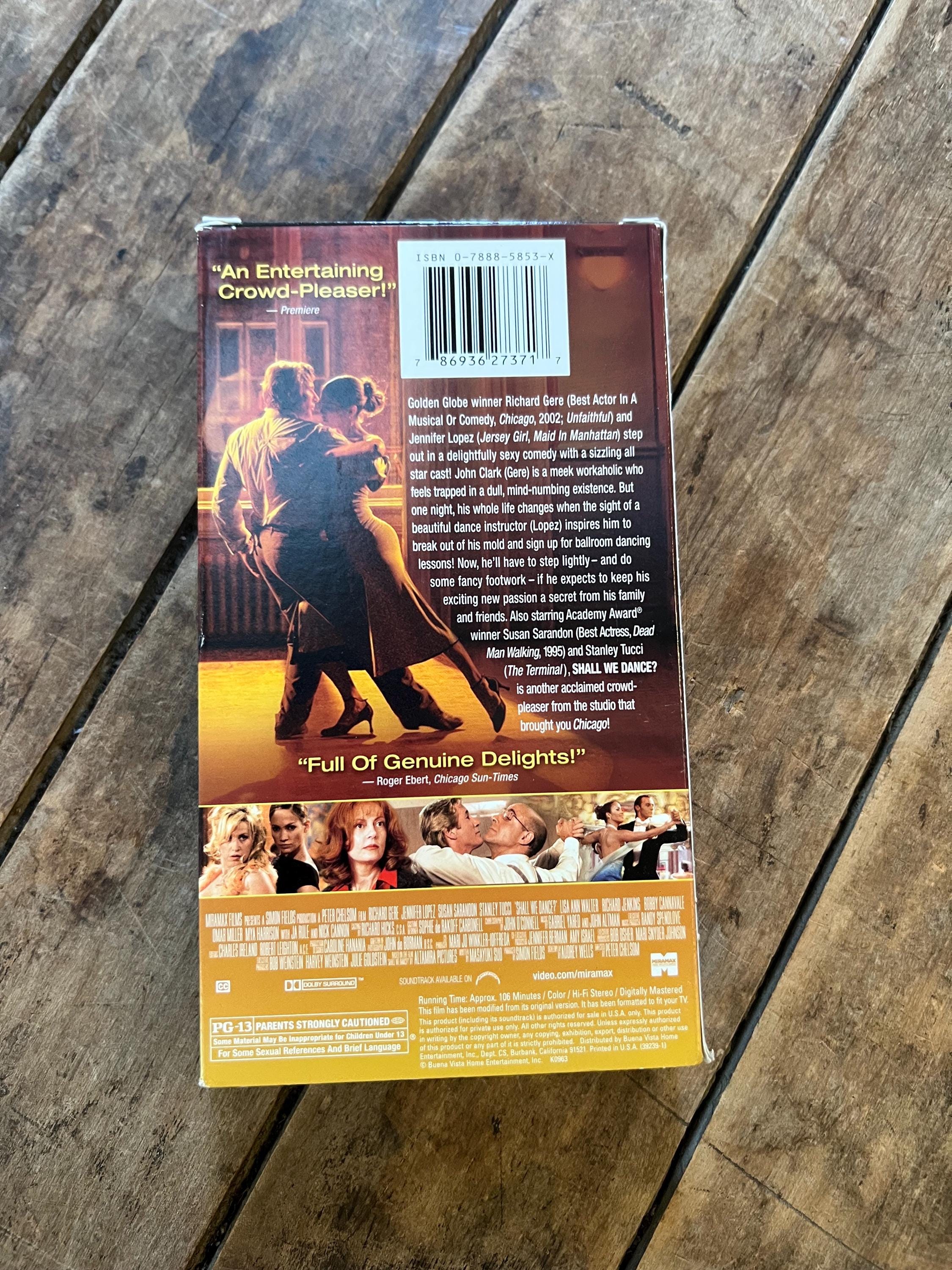Shall We Dance ( VHS 2004) Starring - Richard Gere & Jennifer Lopez