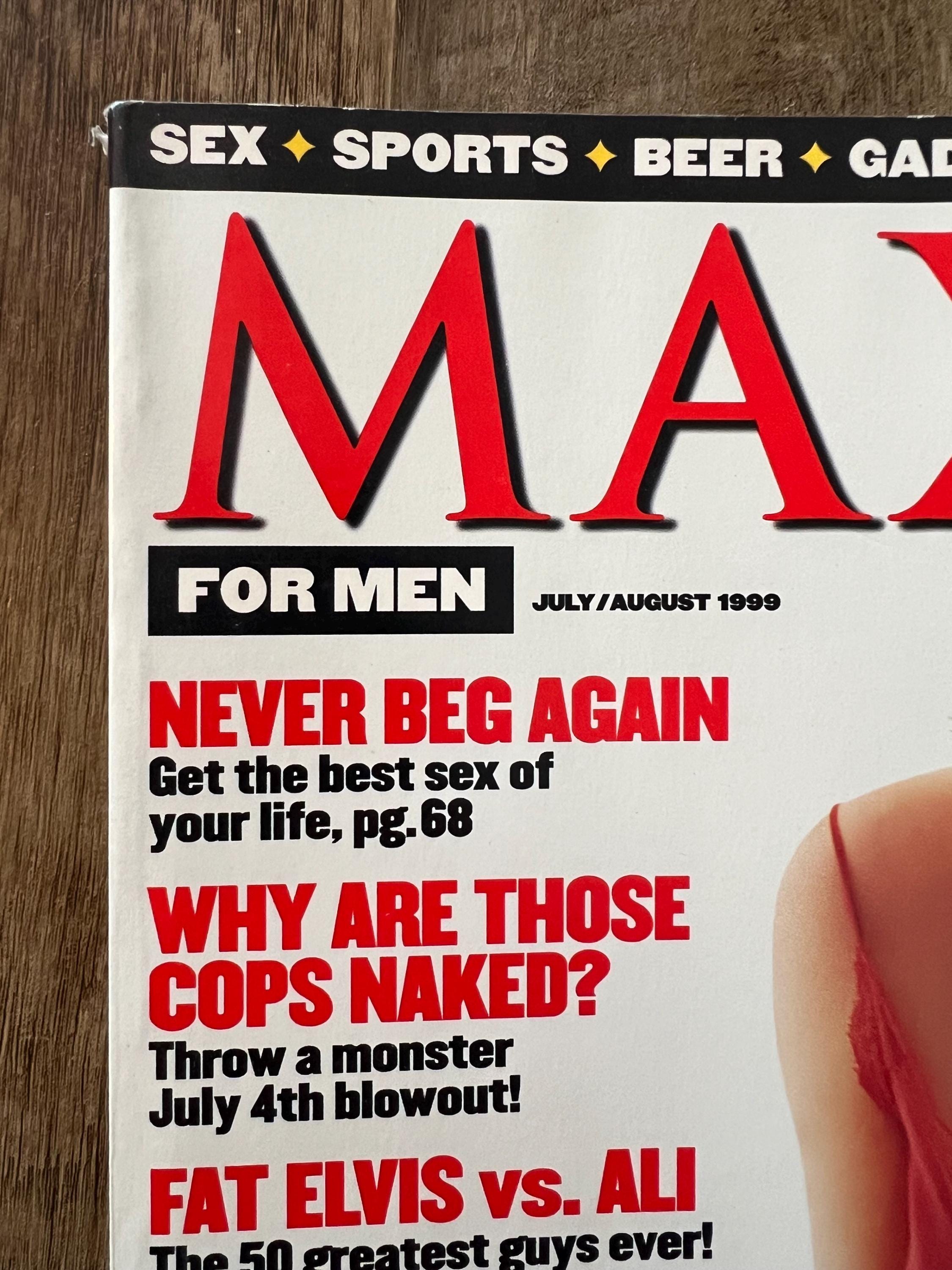 Vintage MAXIM Magazine July/August 1999: Michelle Williams Cover
