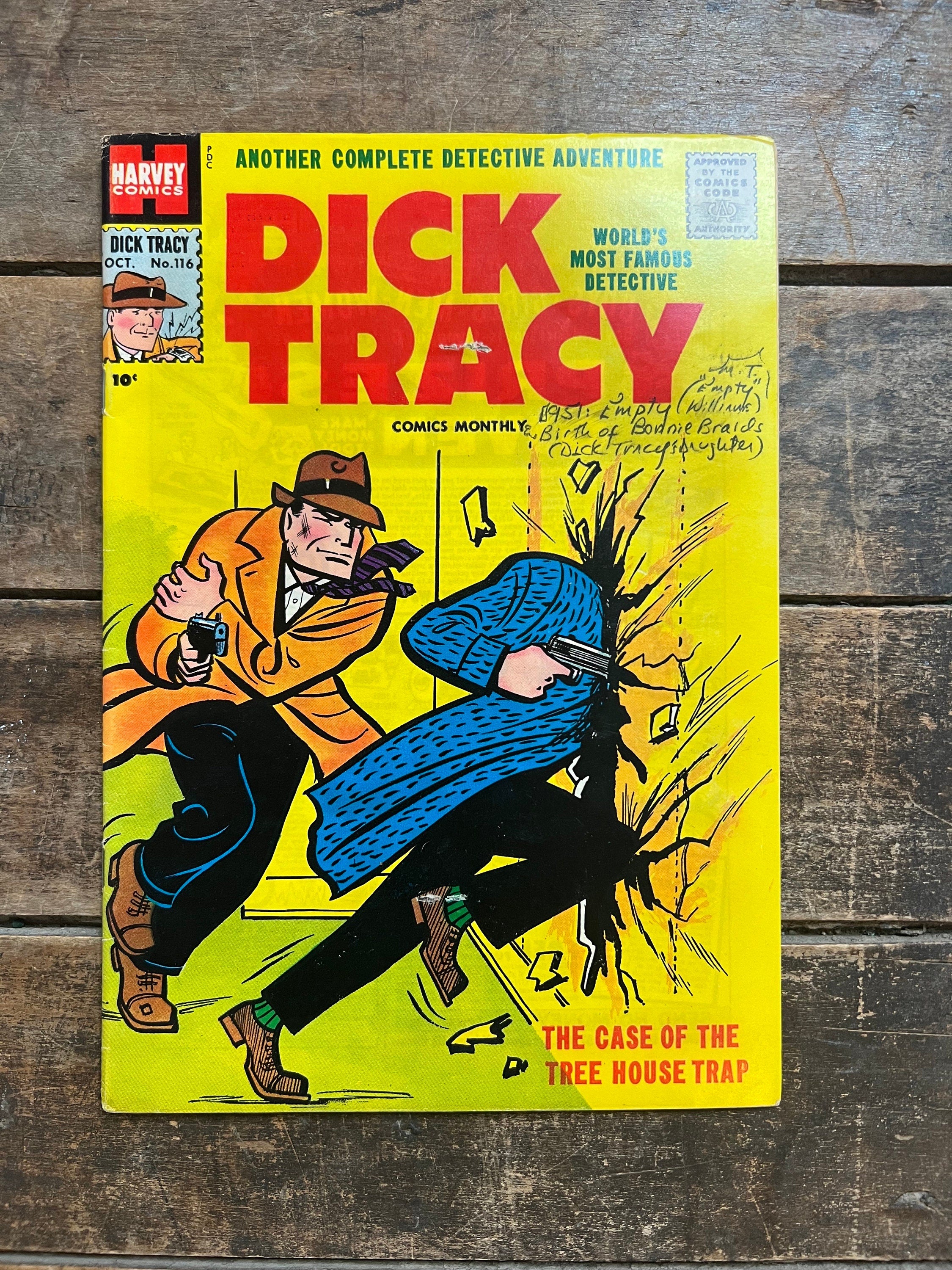 1957 Dick Tracy No. 116 - Harvey Comics Monthly - 10 Cent Silver Age Comic Book
