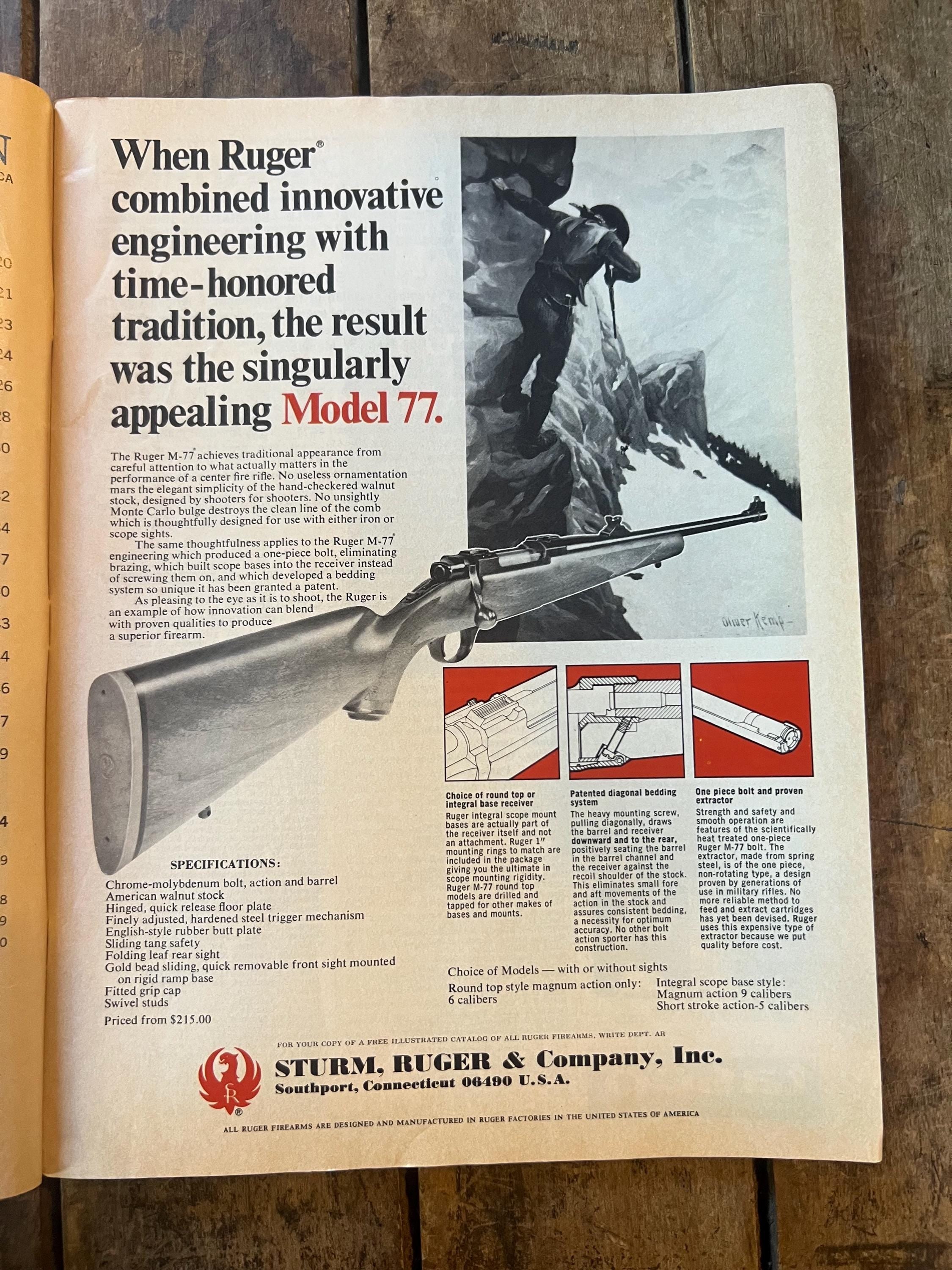 Vintage 1976 American Rifleman Magazine: July Bicentennial Issue
