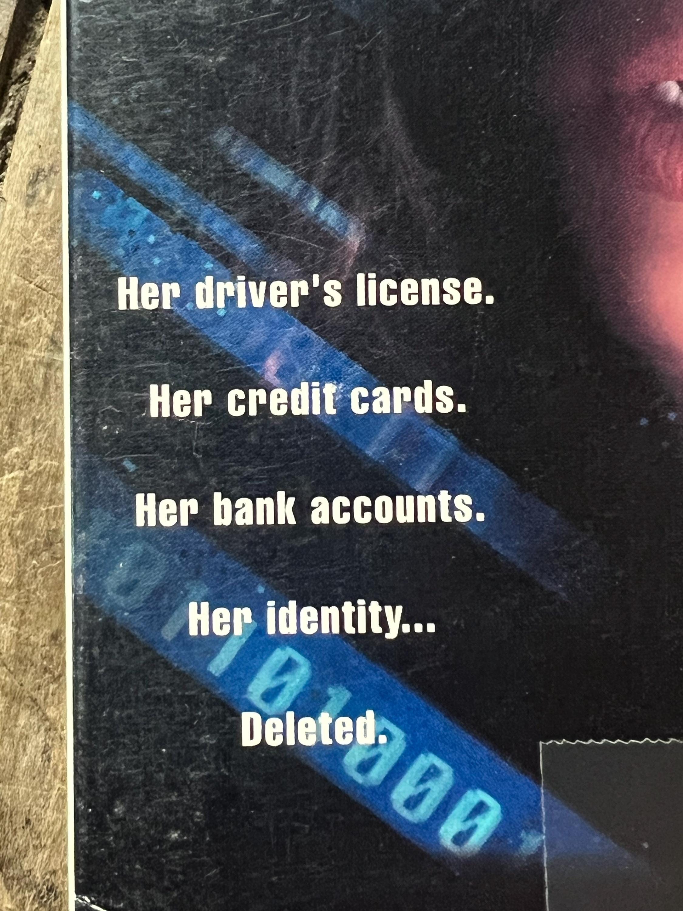 The Net - VHS Movie ( 1995 ) - Starring Sandra Bullock & Dennis Miller