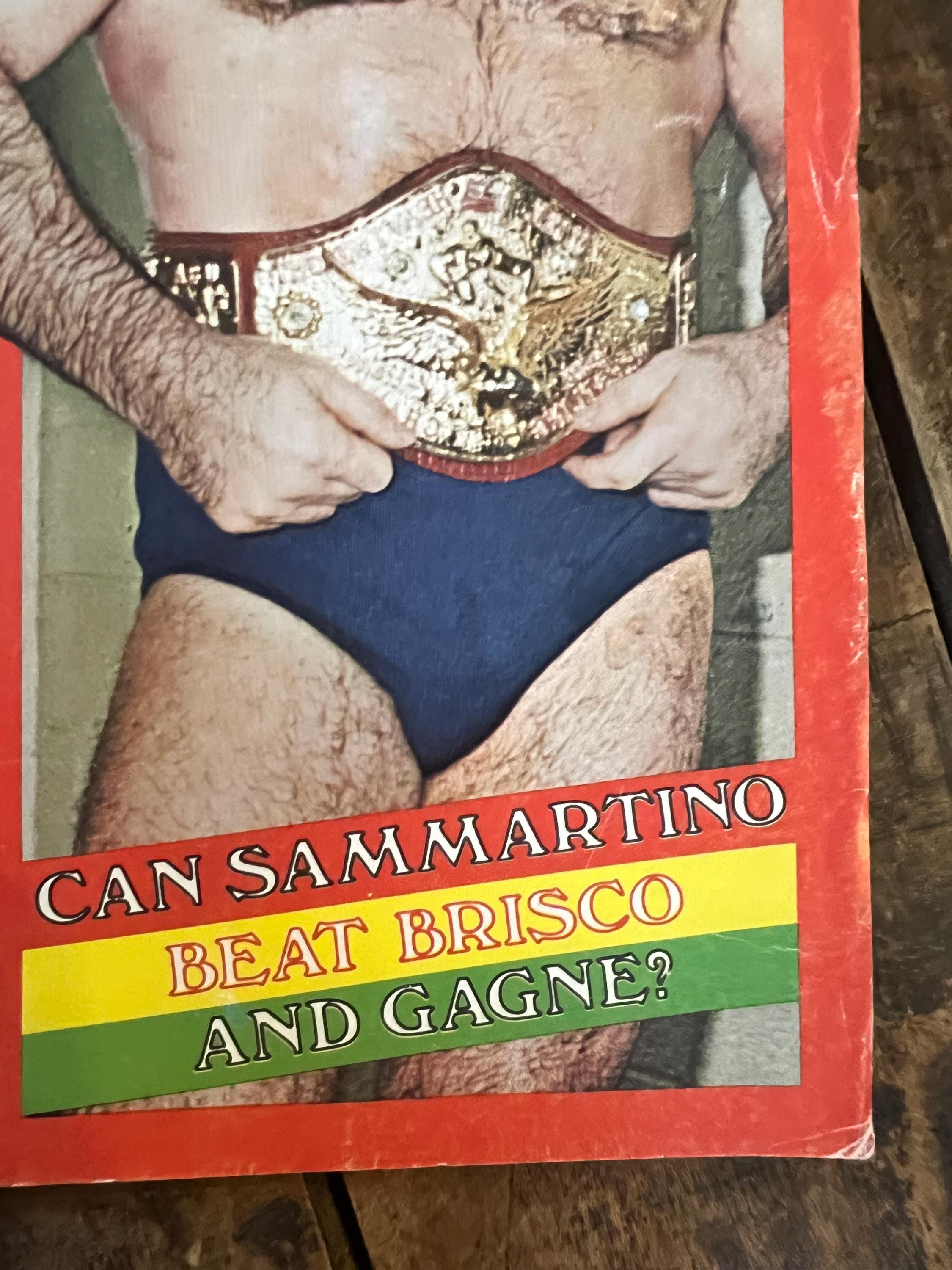 Ben Strong Wrestling Magazine - July 1974 Issue - WWF / WWE - Can Sammartino