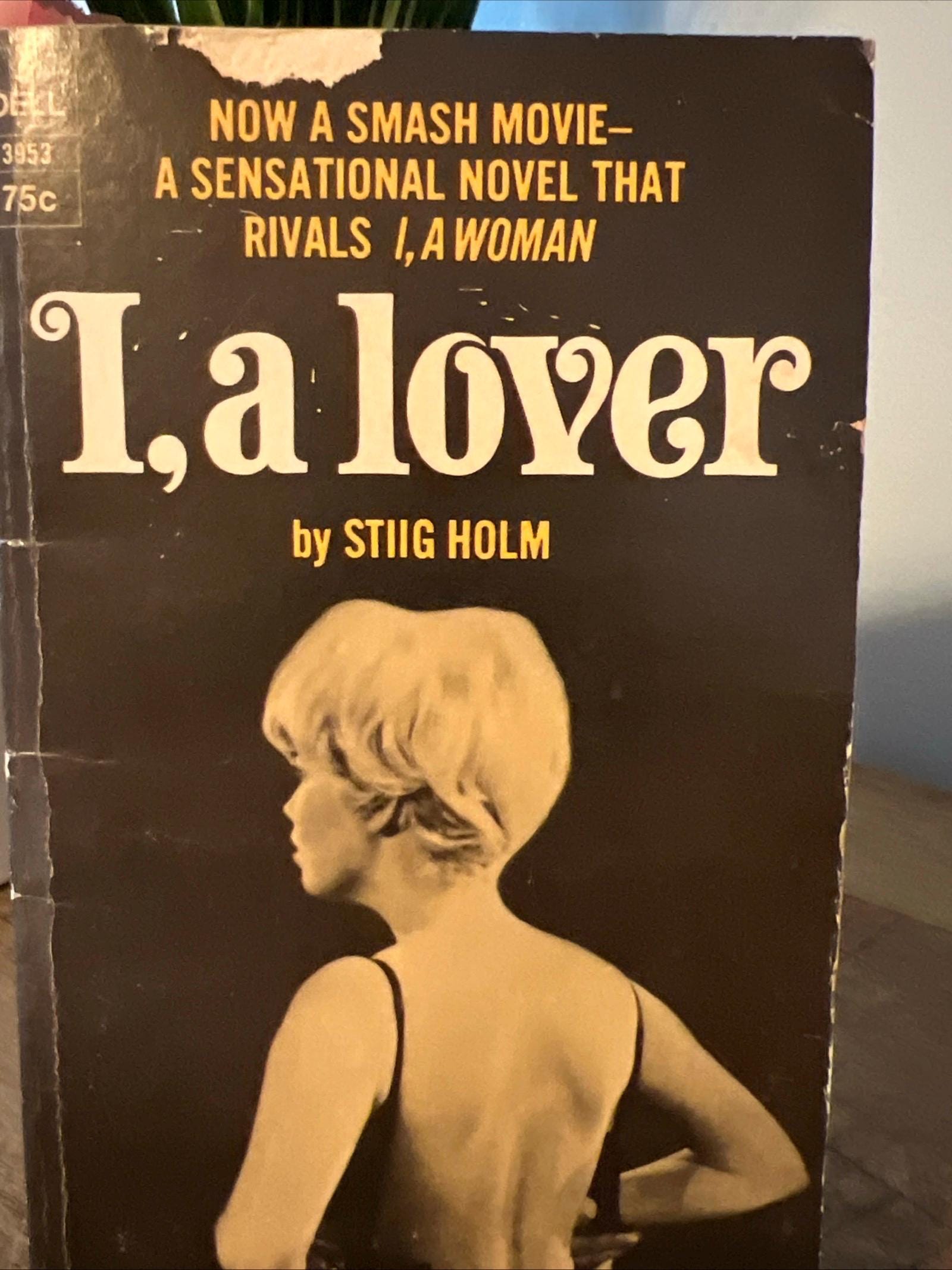 I, a Lover by Stiig Holm ( 1965 Dell Paperback ) Romance Novel