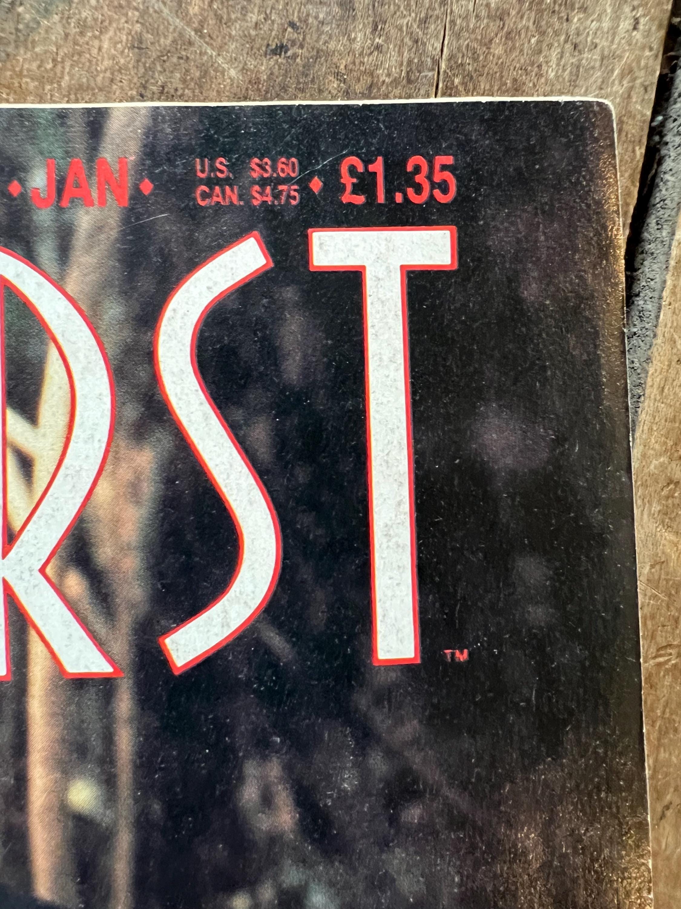 Starburst Magazine - January 1988 Issue - Arnold Schwarzenegger PREDATOR preview Collectible Magazine