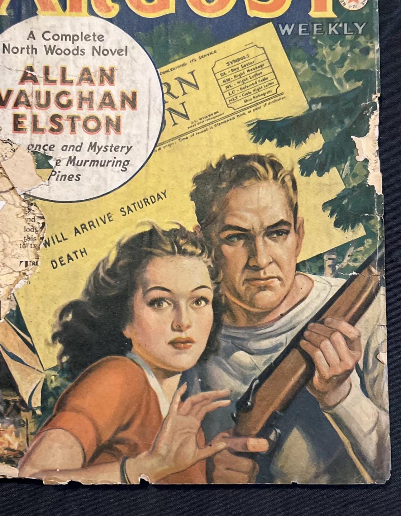Vintage Argosy Weekly Pulp Magazine - January 21, 1939
