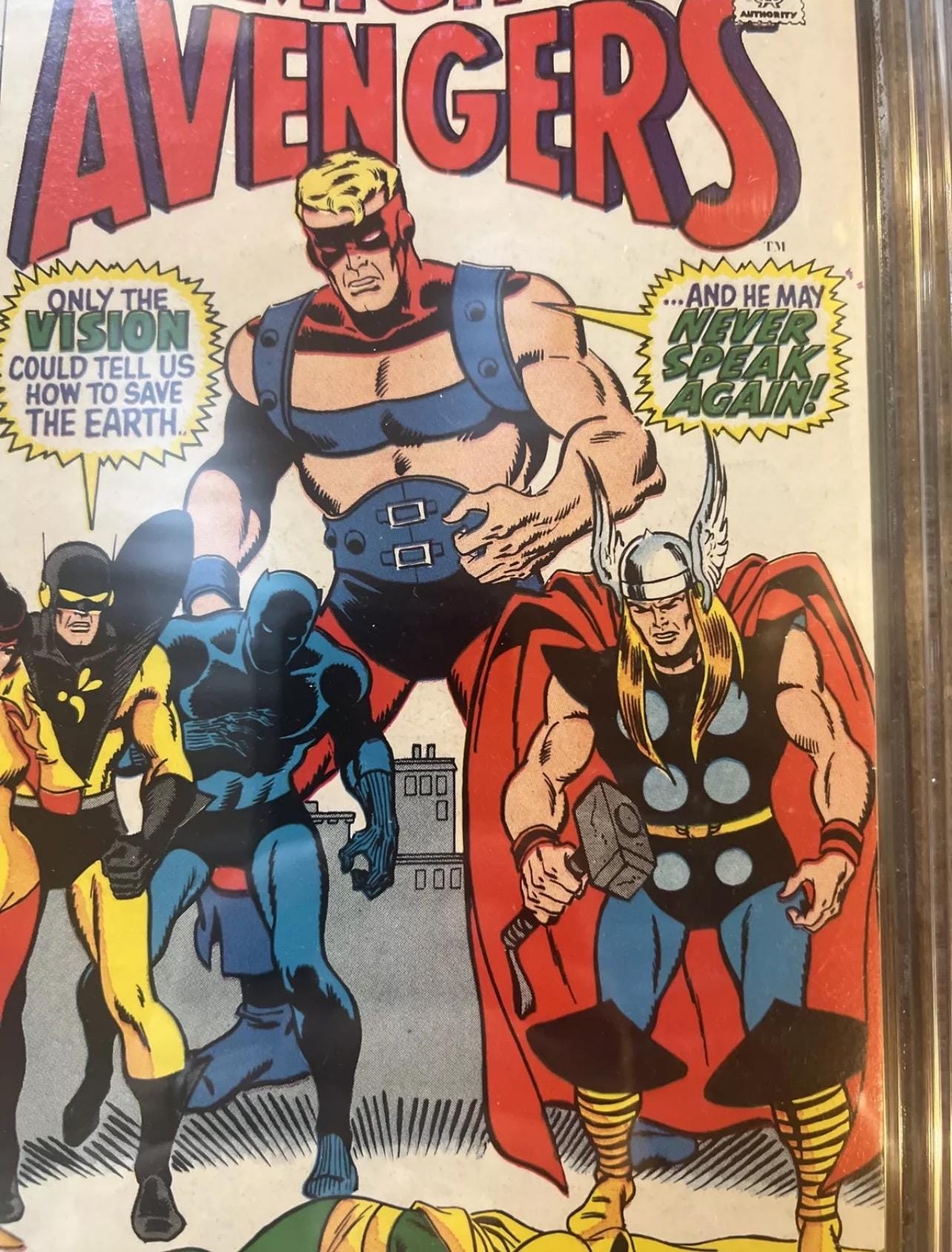 1969 The Mighty AVENGERS #68 - Marvel Comics - 15 Cent Comic - CGC Graded 6.0 - Ultron-6 Appearance