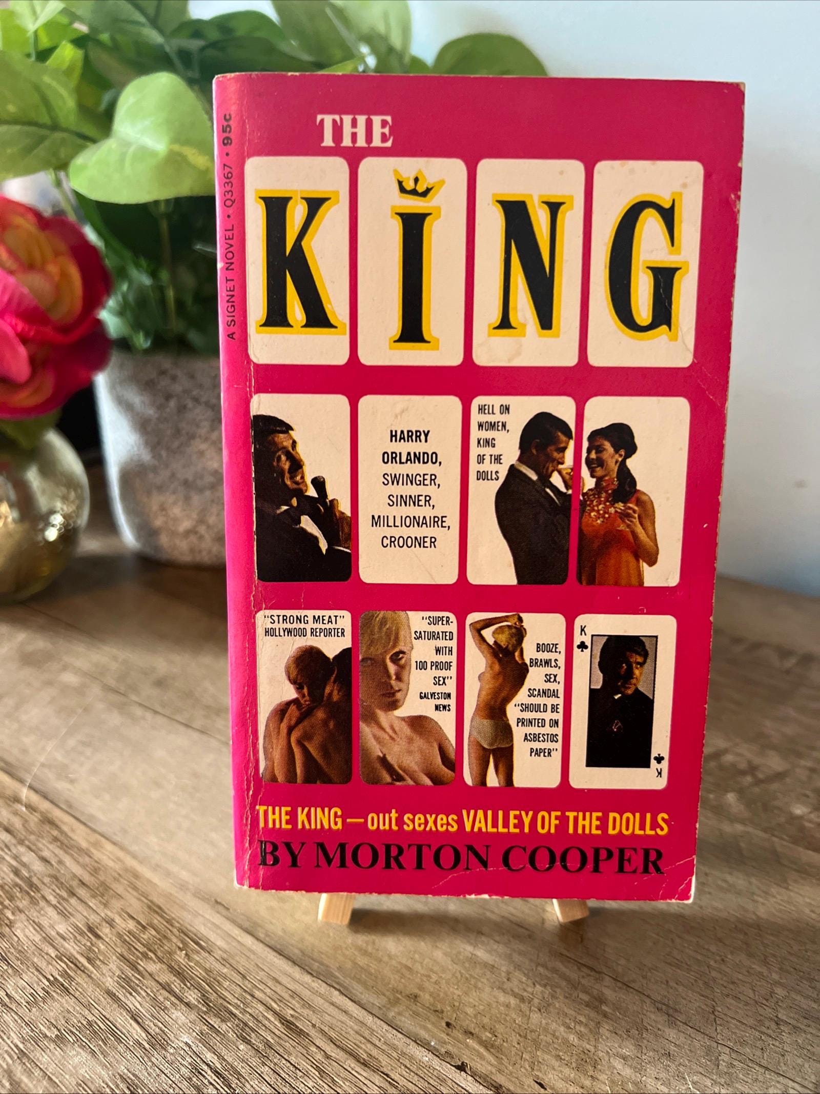 The King by Morton Cooper ( 1967 A Signet Novel Paperback) Vintage Romance Novel