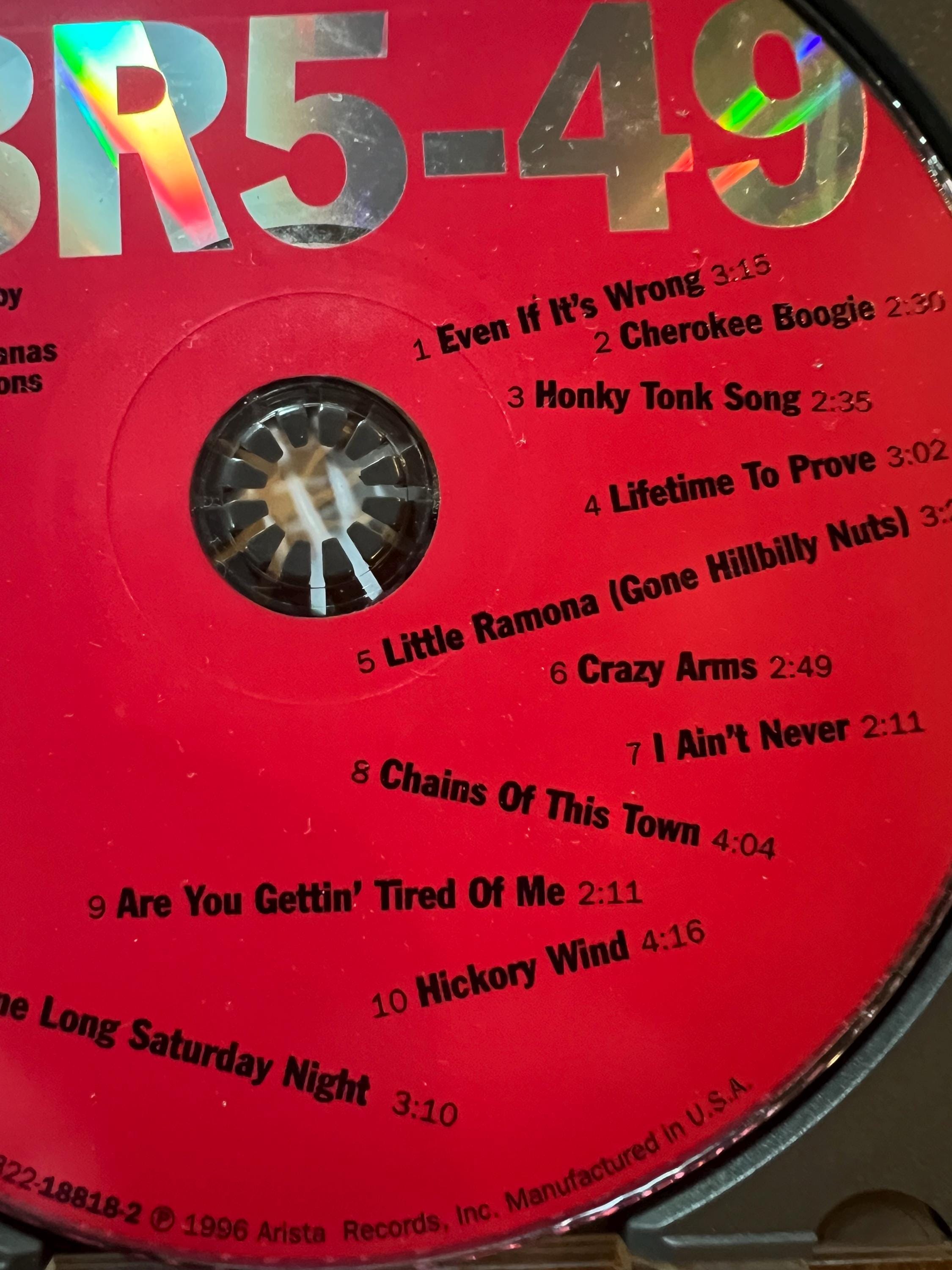 BR5-49 Original CD - 1996 Arista Nashville - Country Honky Tonk