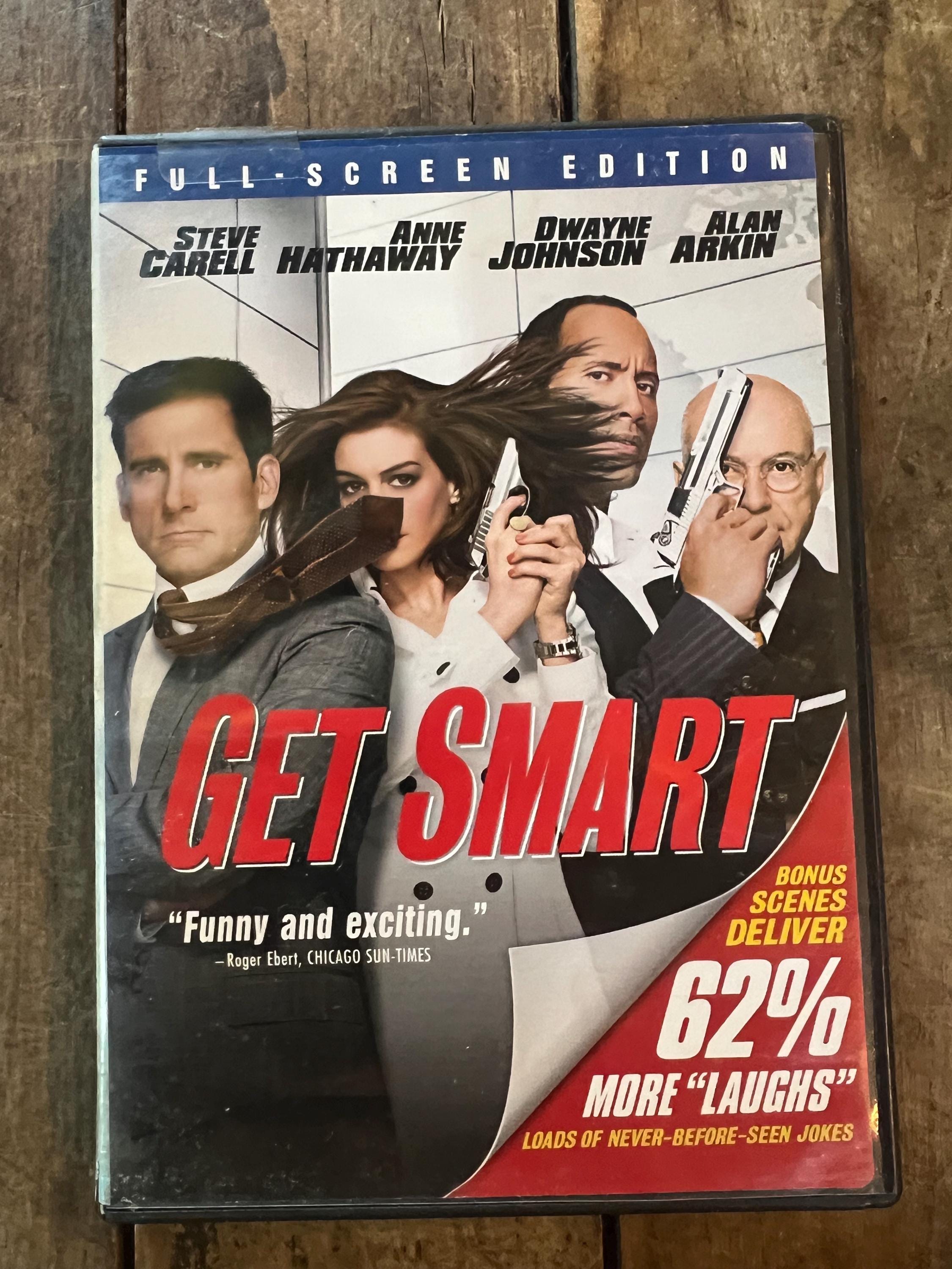 Get Smart - Action / Comedy - DVD - Starring Steve Carell, Anne Hathaway & Dwayne Johnson