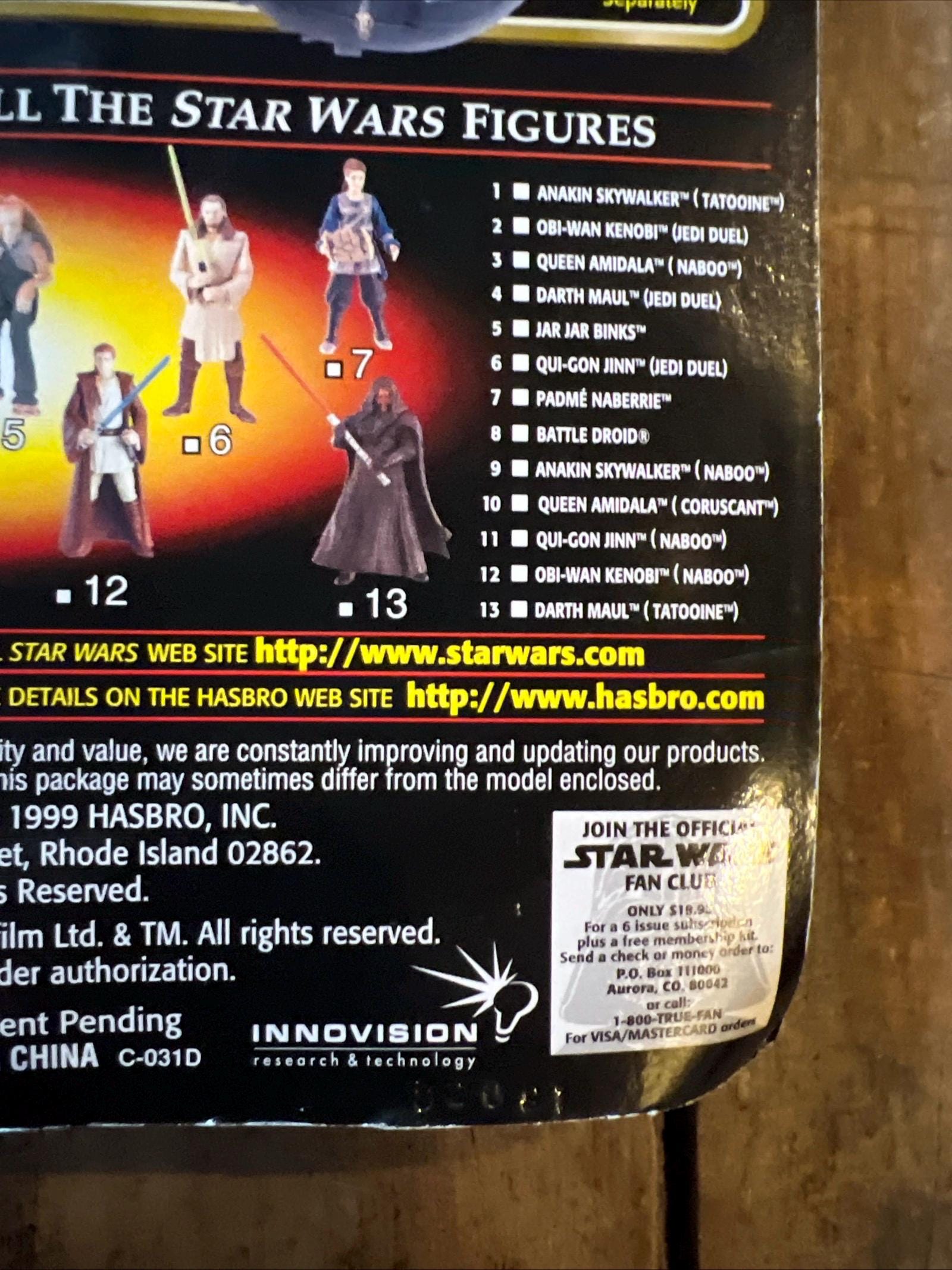1999 Anakin Skywalker Action Figure – Episode 1 Star Wars, Commtech Chip MOC