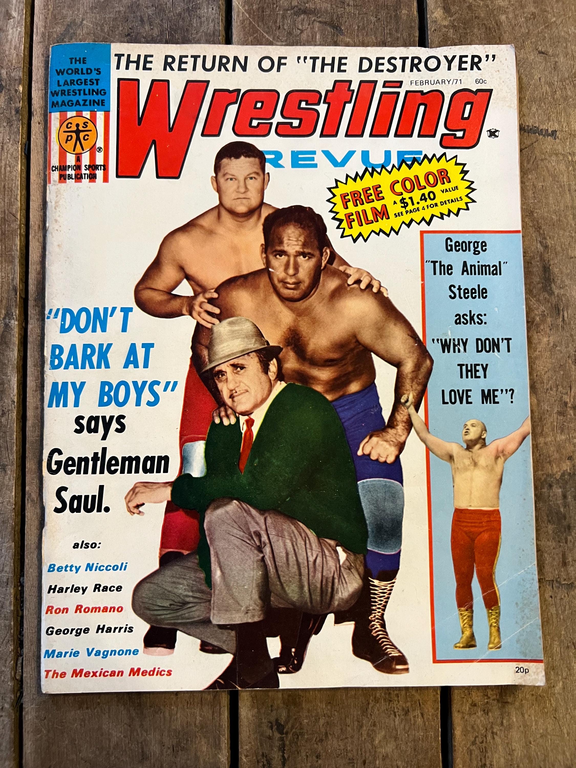 Wrestling Revue Magazine - February 1971 Issue - WWF / WWE