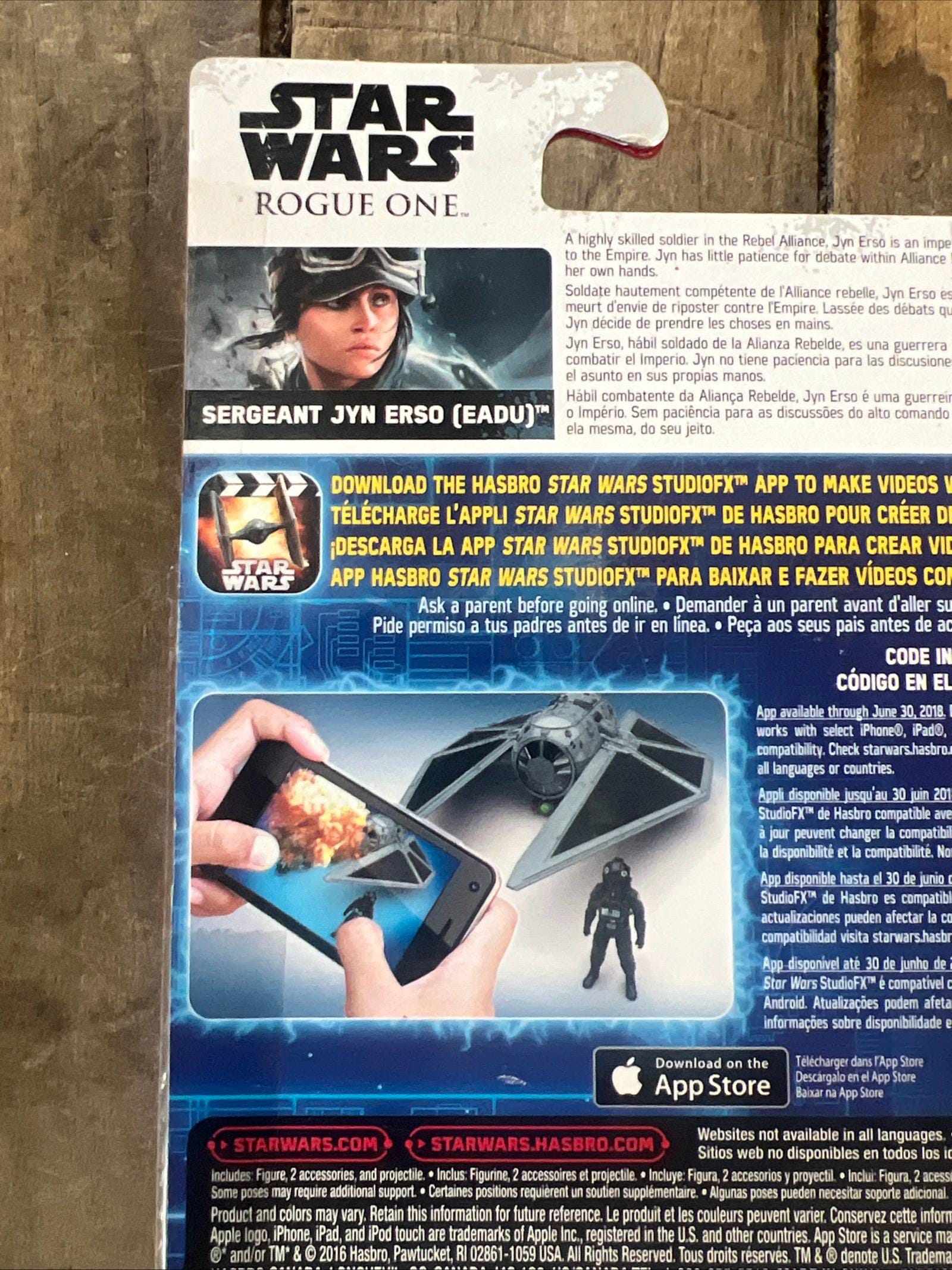 Star Wars Rogue One Sergeant Jyn Erso Action Figure - Hasbro MOC