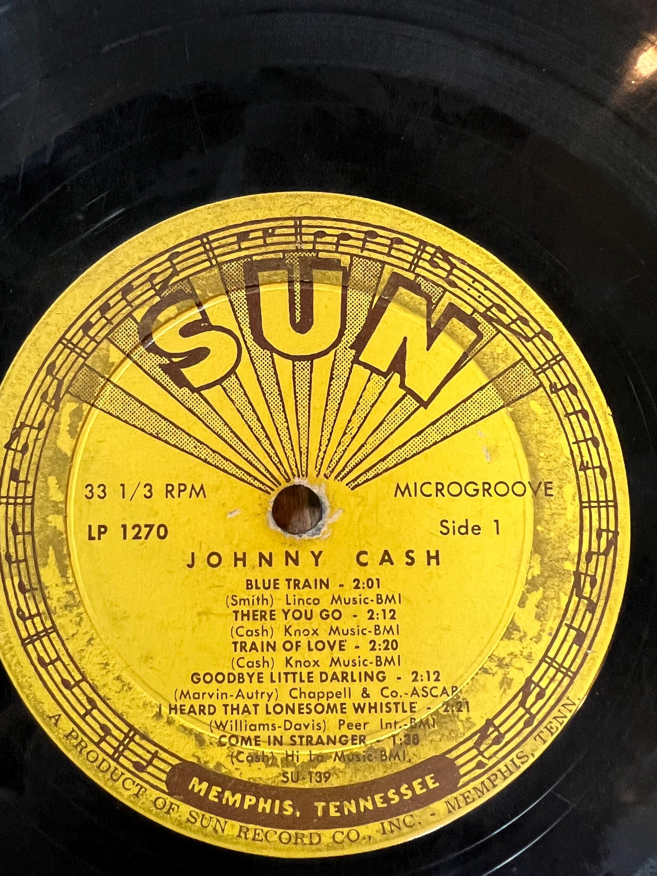 Johnny Cash "All Aboard The Blue Train" Vinyl LP - 1963 Sun Records