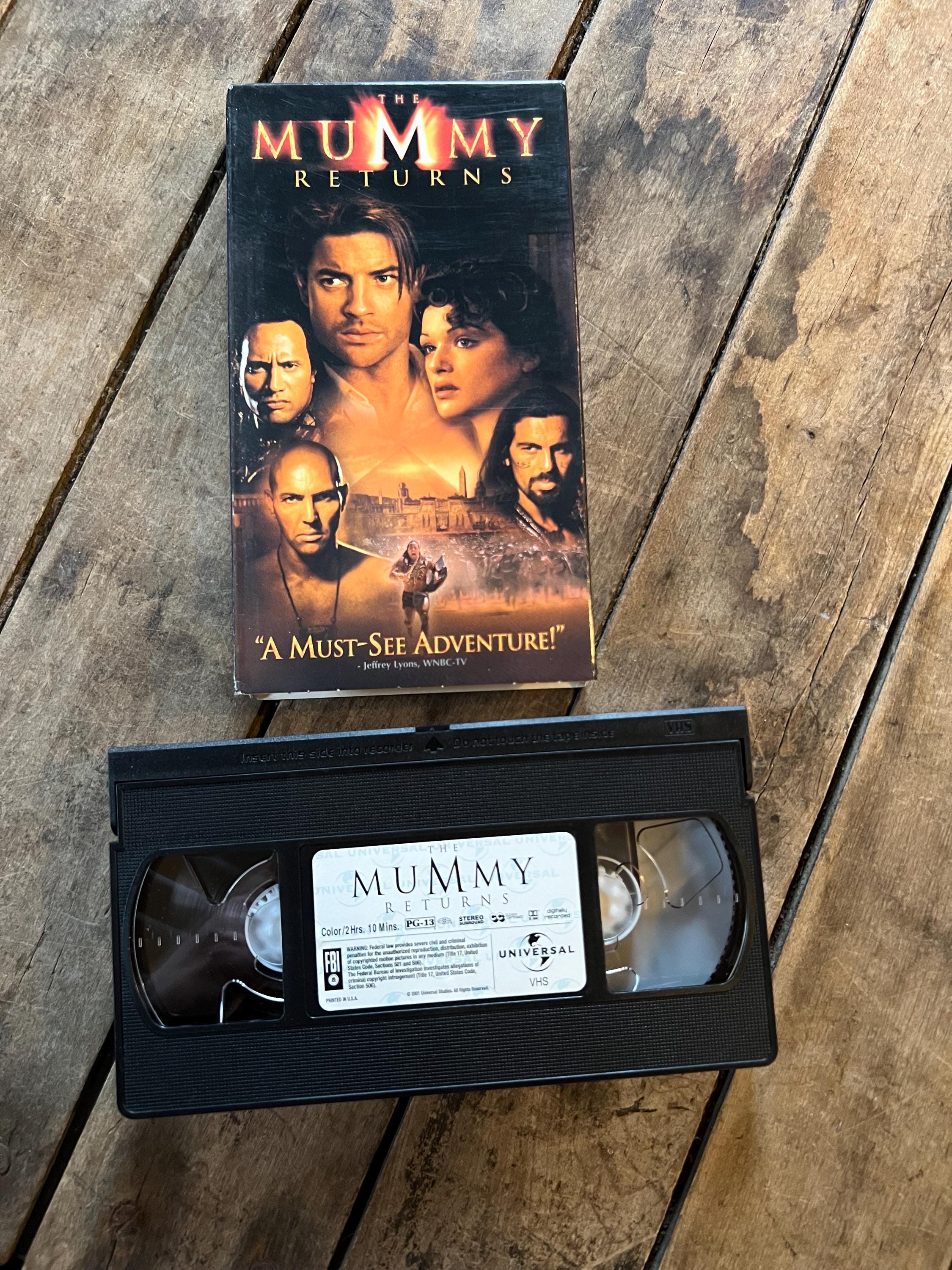 The Mummy Returns ( VHS 2001) Starring - Brendan Fraser, Rachel Weisz & Dwayne Johnson