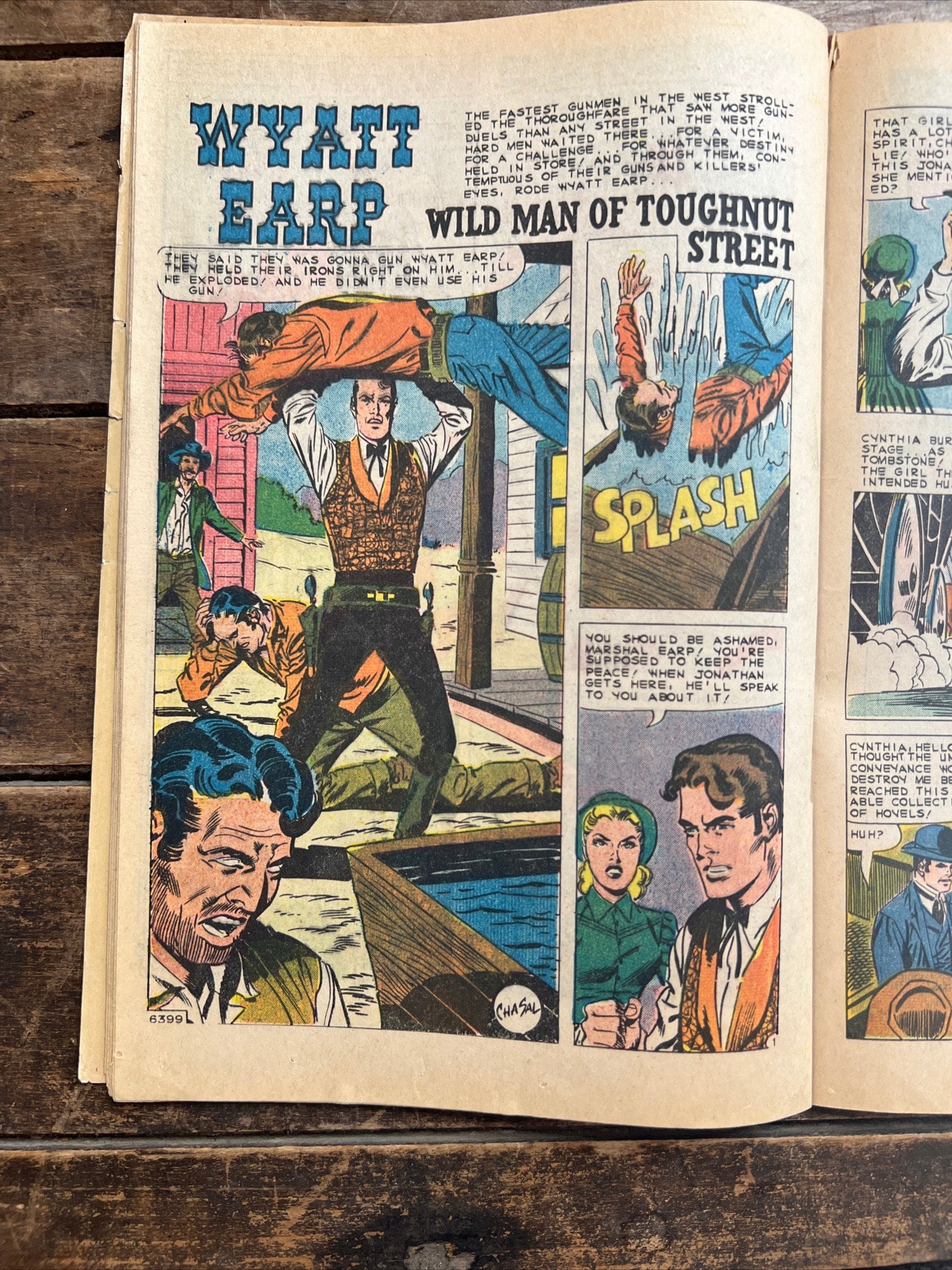 1980 Outlaws of the West Comic Book: Wyatt Earp & Cheyenne Kid