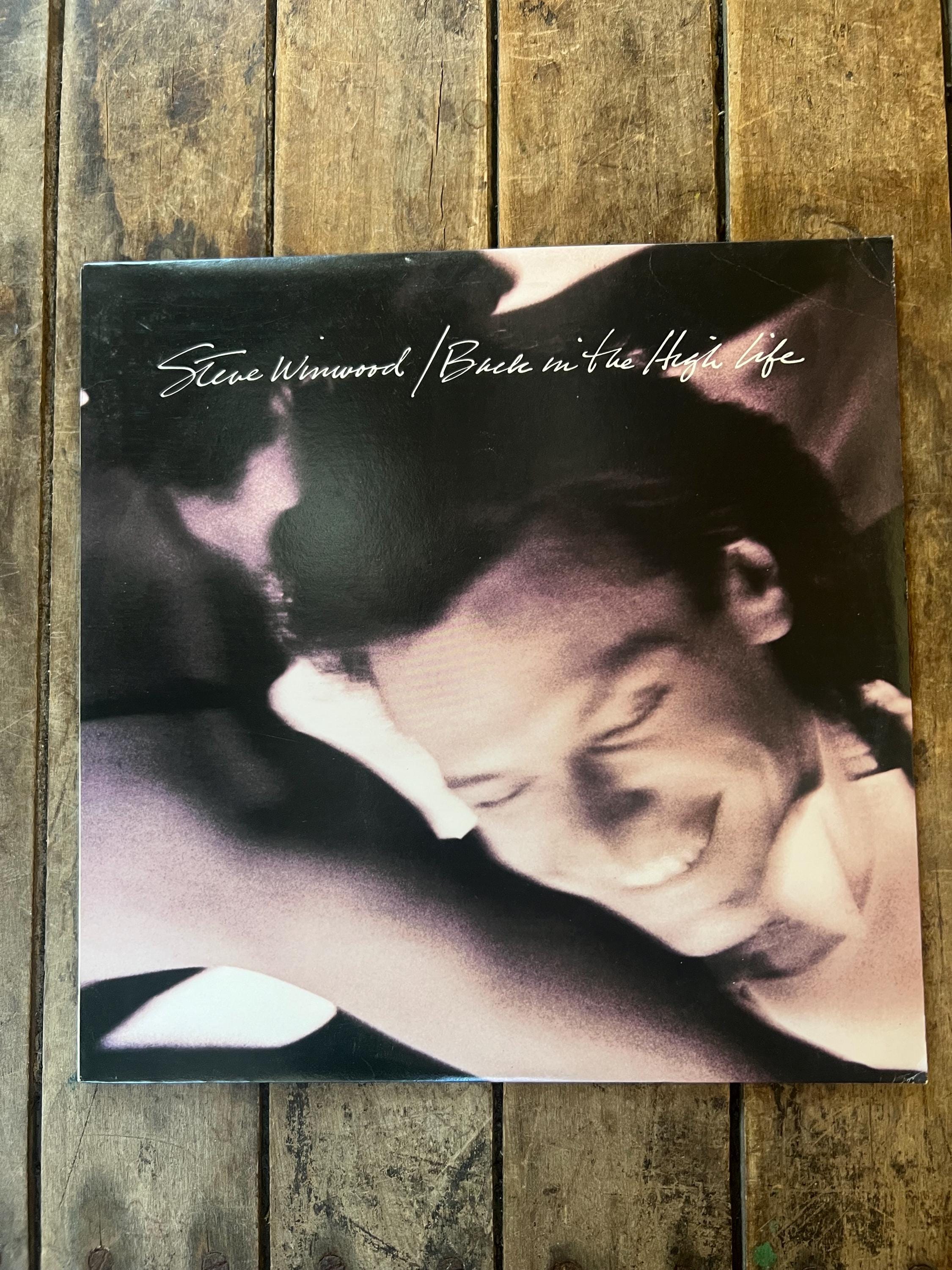 Vintage 1986 Steve Winwood "Back in the High Life" LP - Island Records