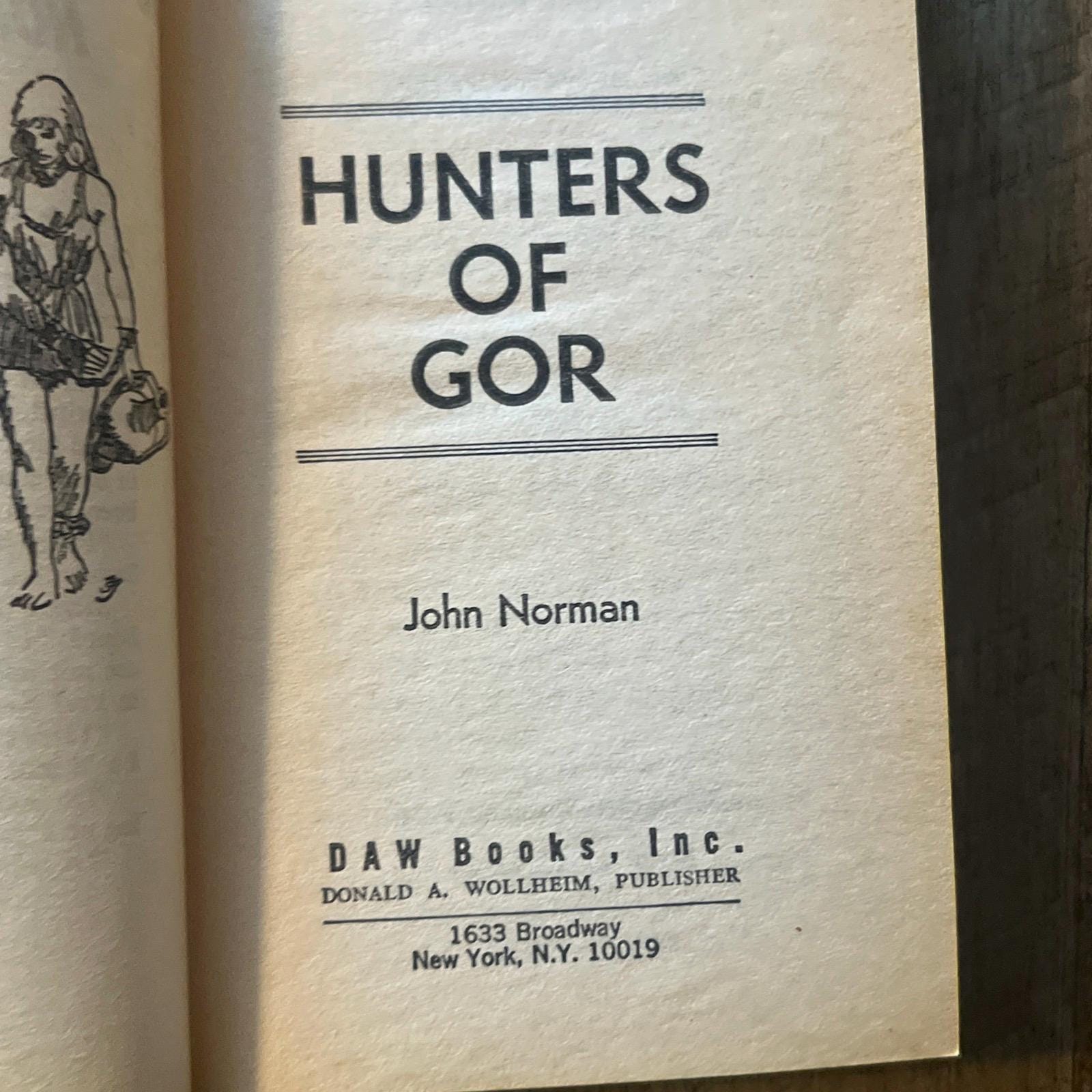 Hunters Of Gor by John Norman – 1974 Paperback, 8th Tarl Cabot Saga