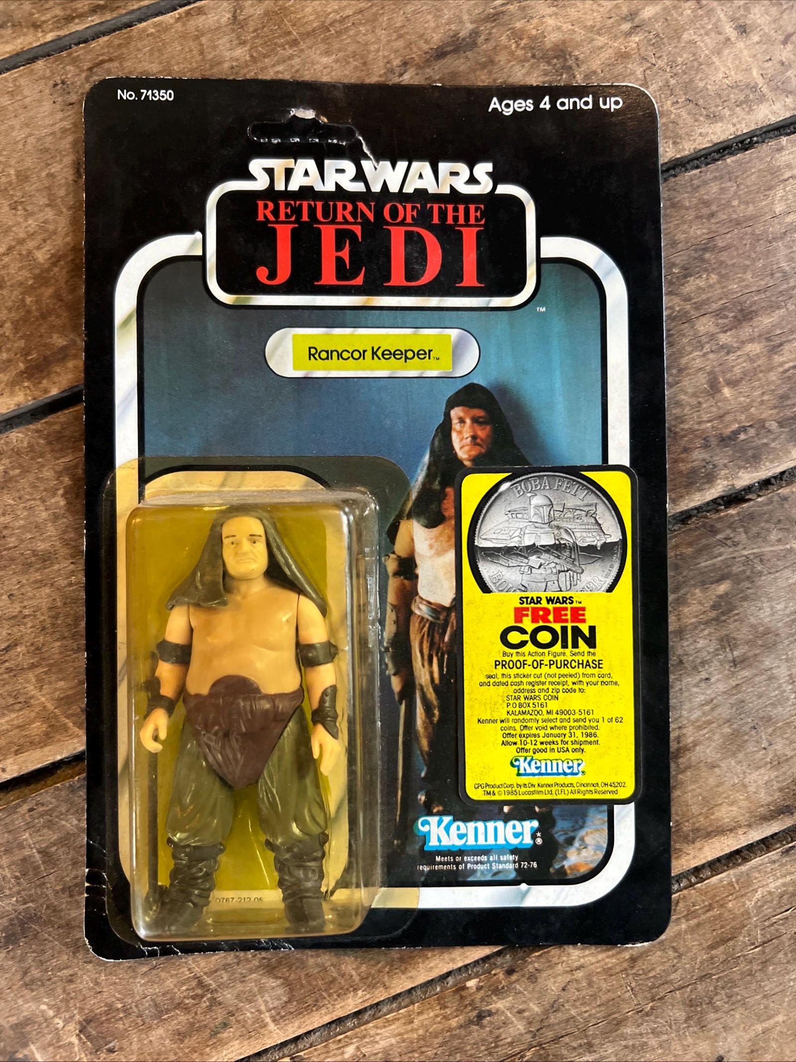 Vintage 1983 Kenner Star Wars Rancor Keeper Action Figure - MOC