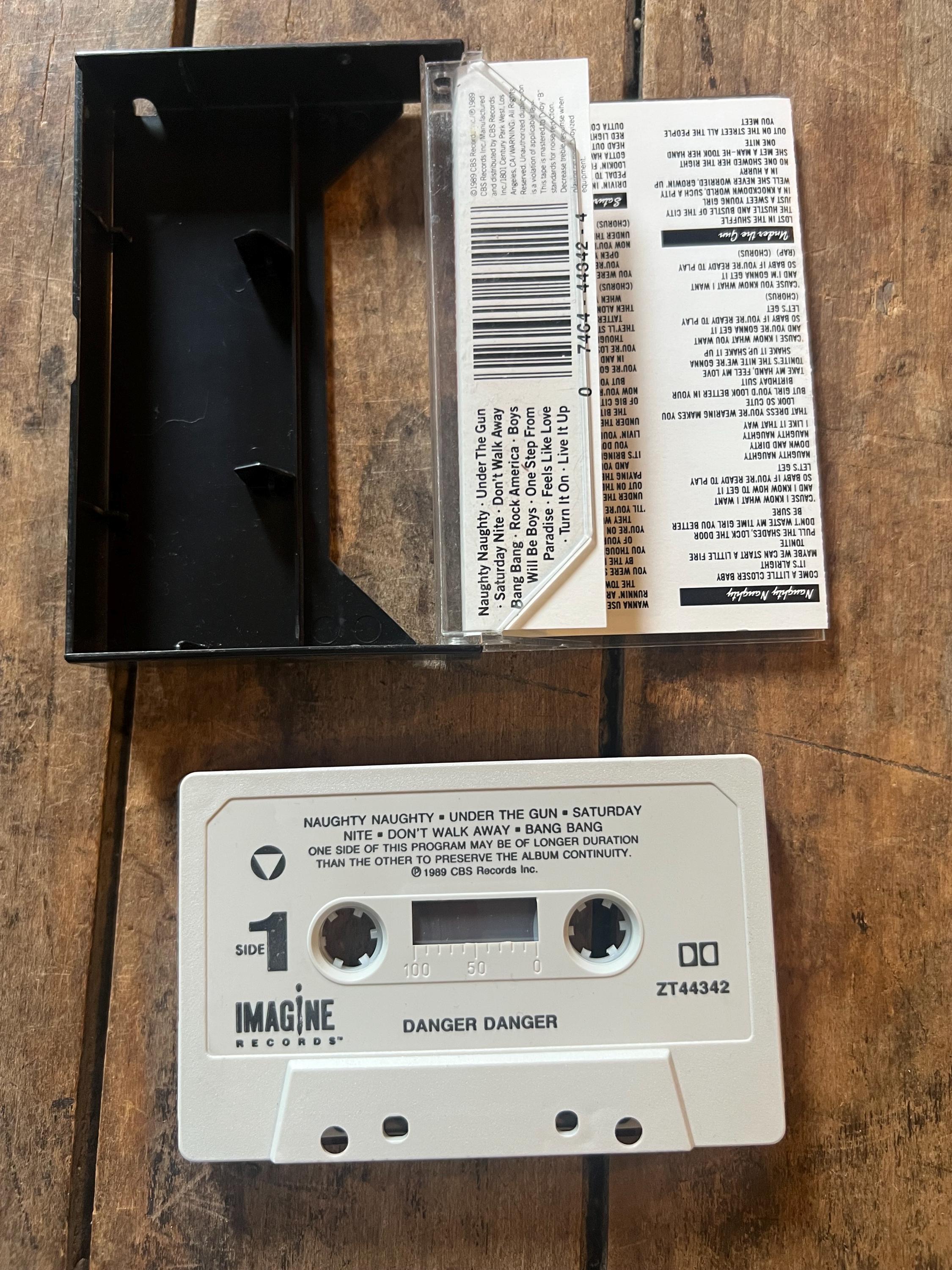 1989 DANGER DANGER Cassette Tape - Imagine Records - Glam Hard Rock