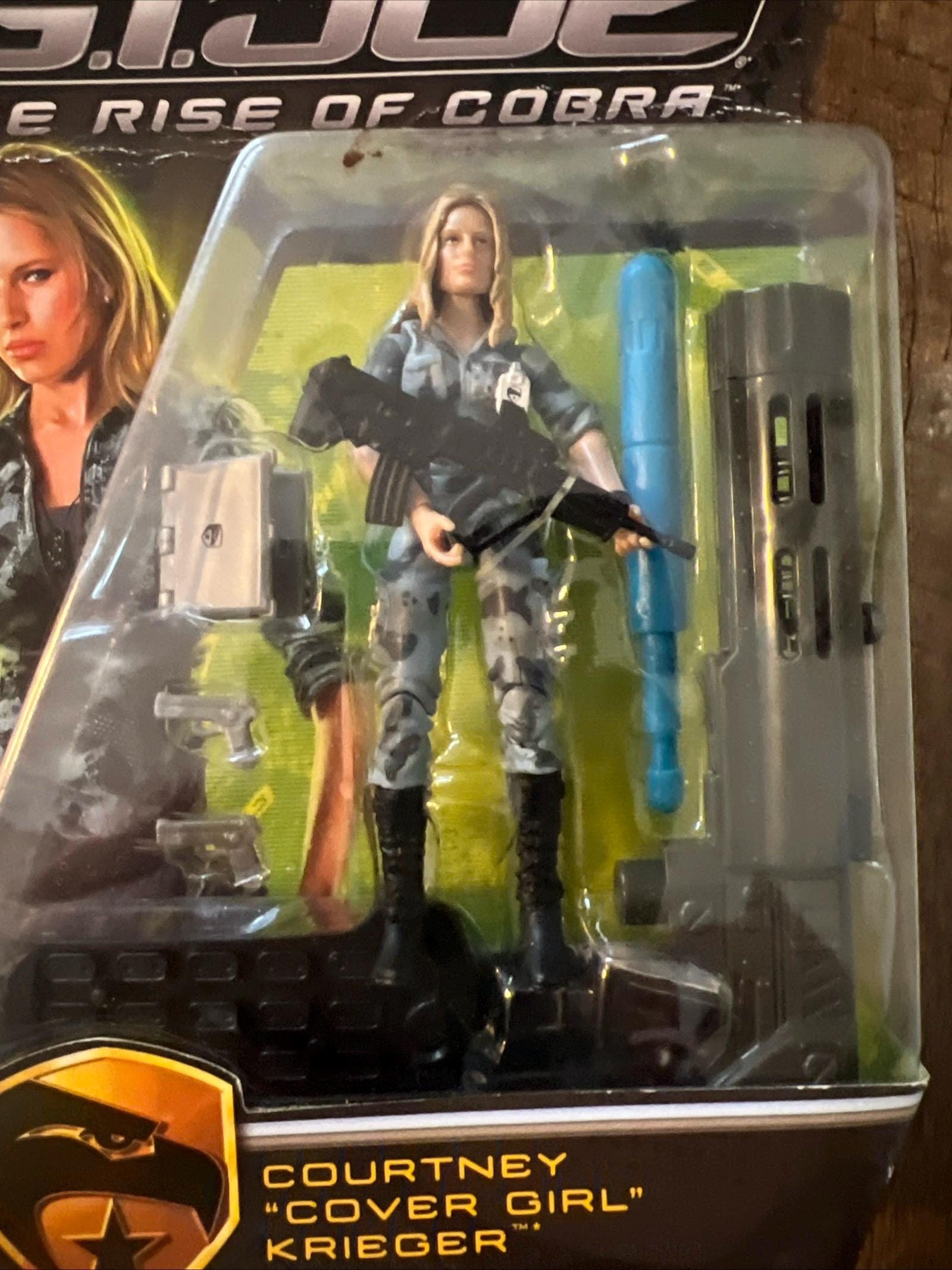 GI JOE Rise Of Cobra Courtney Krieger Action Figure - Hasbro MOC