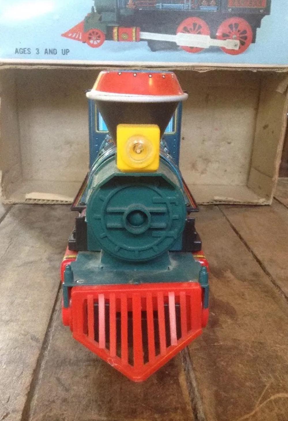 Vintage Western Special Locomotive Toy Train - Made in Korea - With Original Box