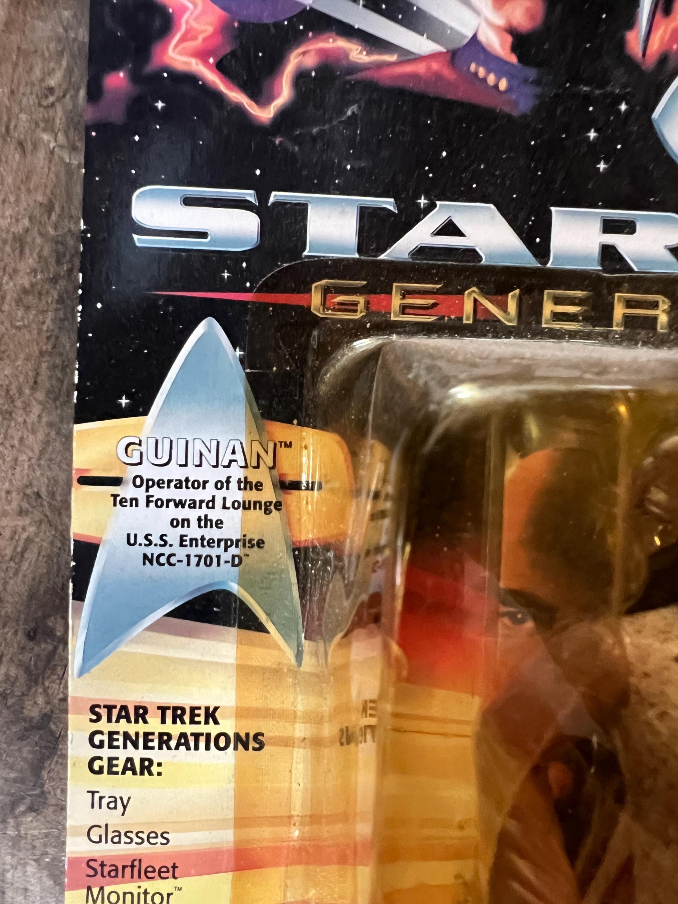 Vintage 1993 Star Trek Generations Guinan Action Figure - Sealed