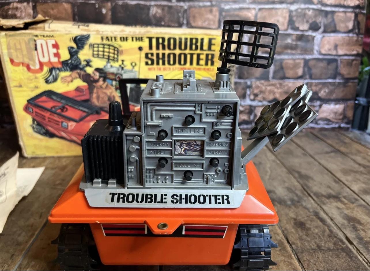 Vintage 1974 GI JOE Adventure Team - Fate Of The Trouble Shooter Set