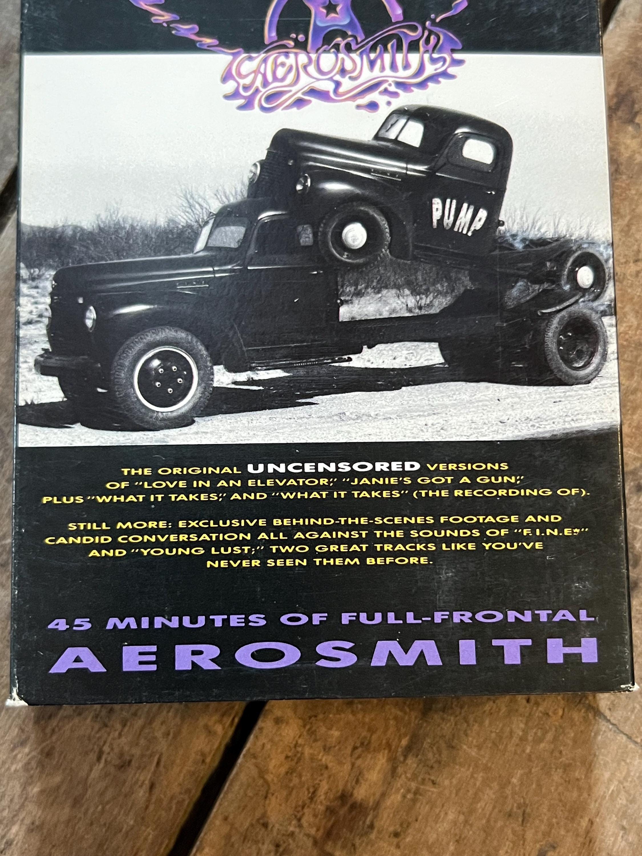 AEROSMITH “Things That Go Pump In The Night” ( VHS Movie) Original Uncensored Versions