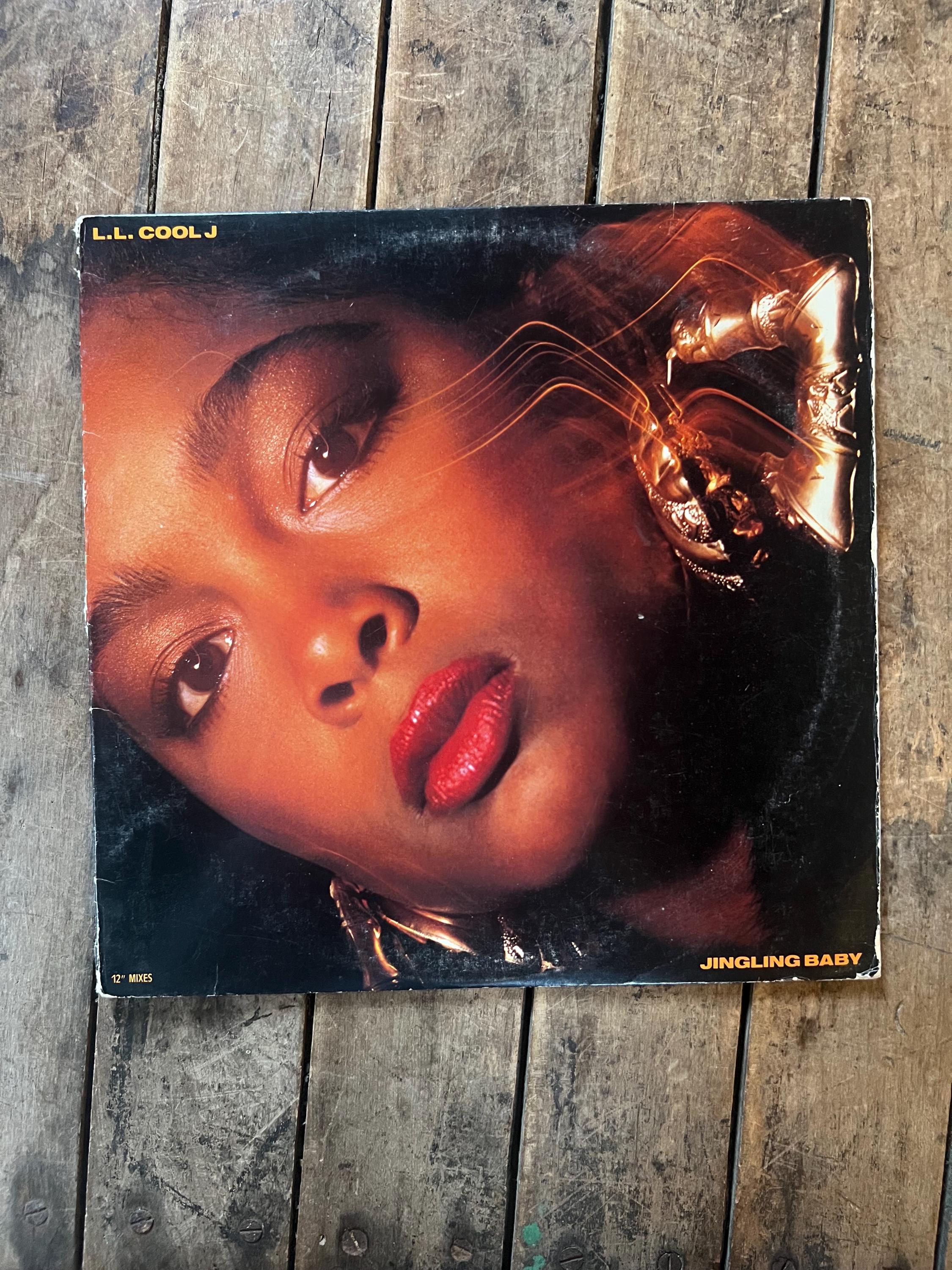 Vintage 1990 L.L. Cool J “Jingling Baby” Album Original LP Record  - Def Jam Records  - Retro Vinyl Album - Hip Hop Record