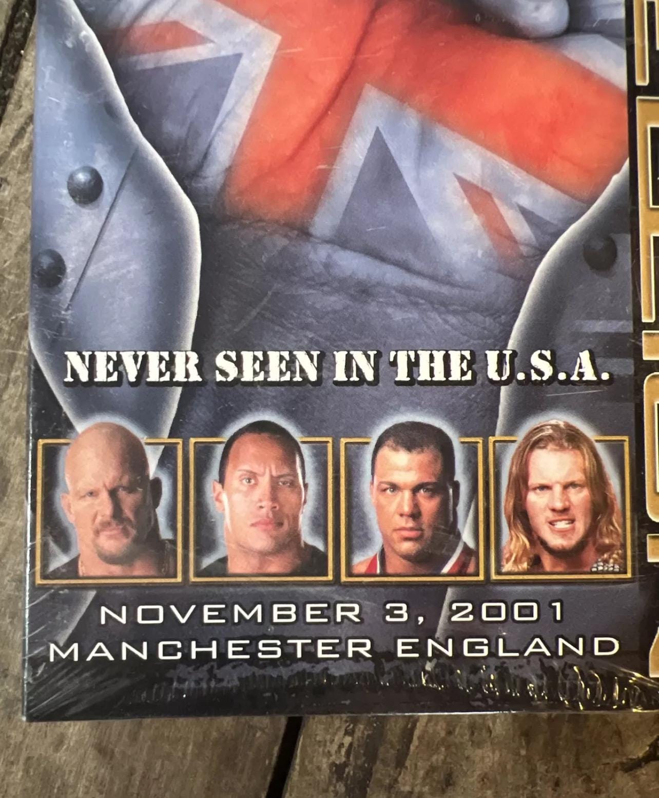 WWF Rebellion VHS: Manchester 2001, New Sealed Wrestling Collectible