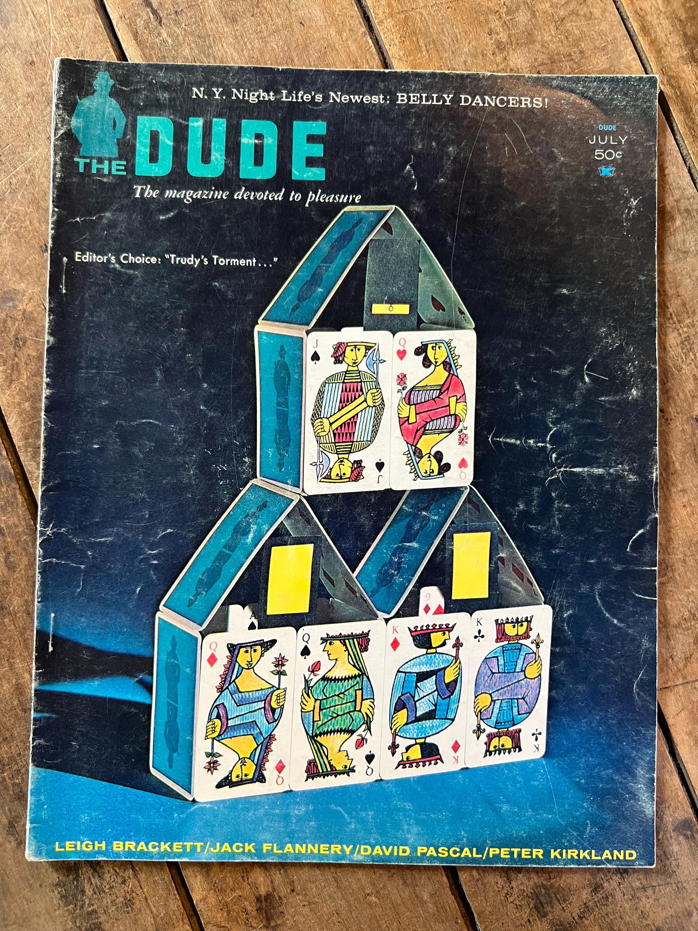 Vintage The DUDE Magazine July 1961: Rare 1960s Collectible Men’s Magazine