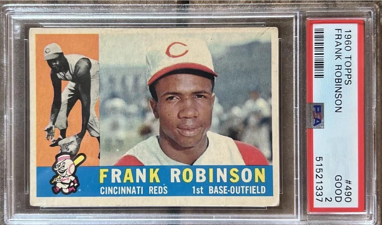 1960 Topps Frank Robinson Baseball Card - Cincinnati Reds - PSA 2 Graded