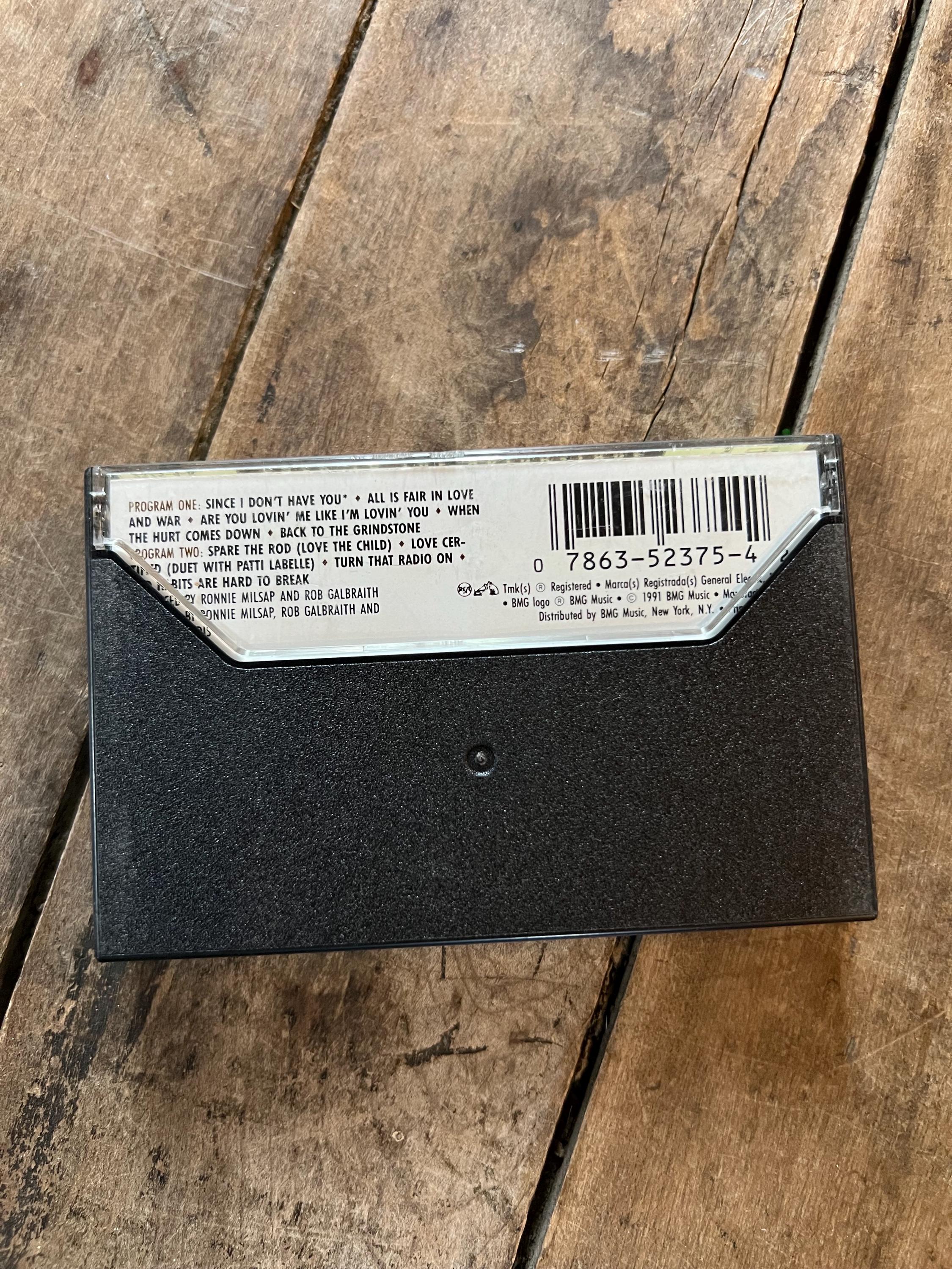 Ronnie Milsap "Back to the Grindstone" Cassette Tape - 1991 RCA Records