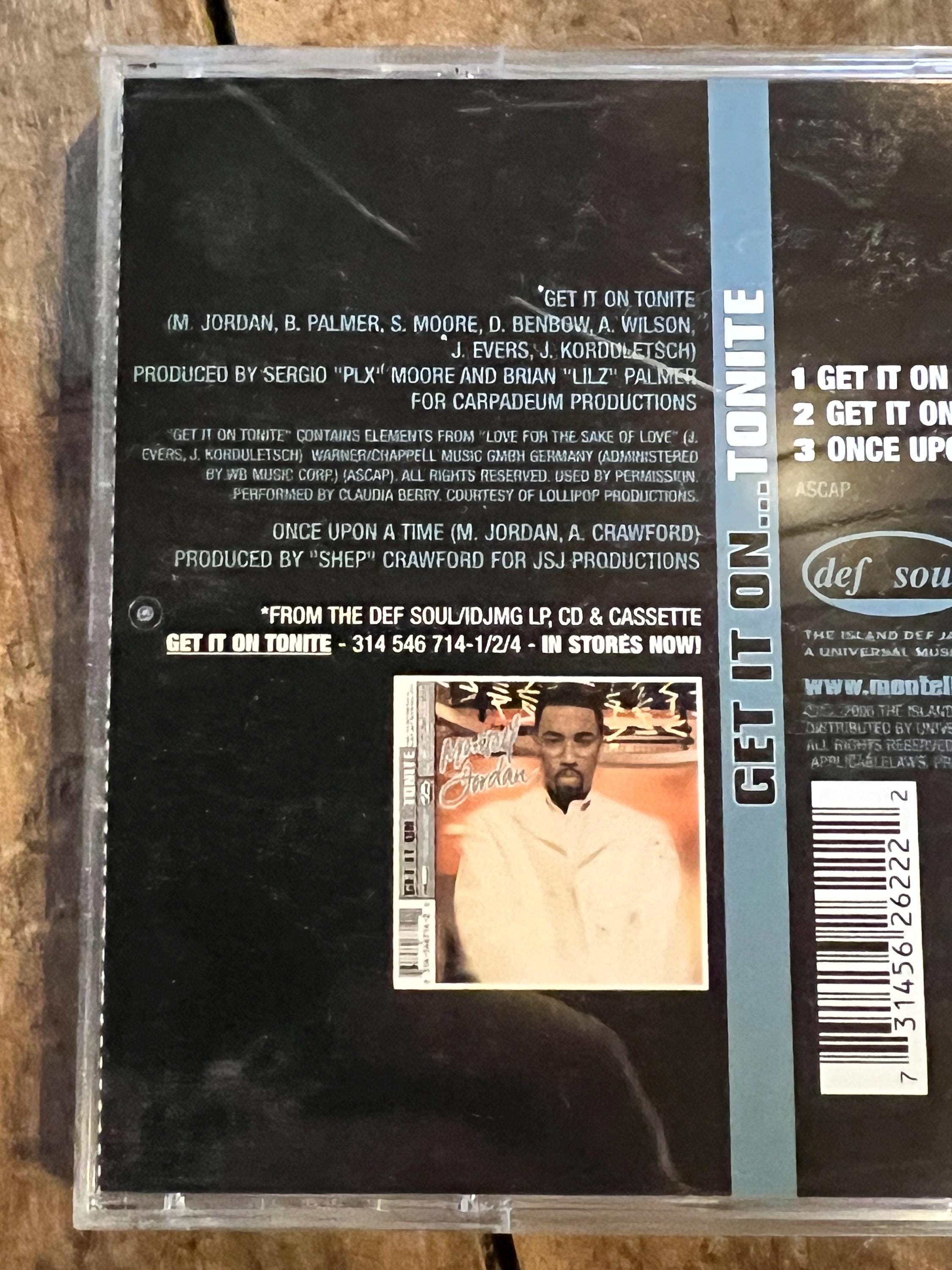 Montell Jordan “Get it on Tonite”  CD Promo Single  - 1999 Def Soul Records