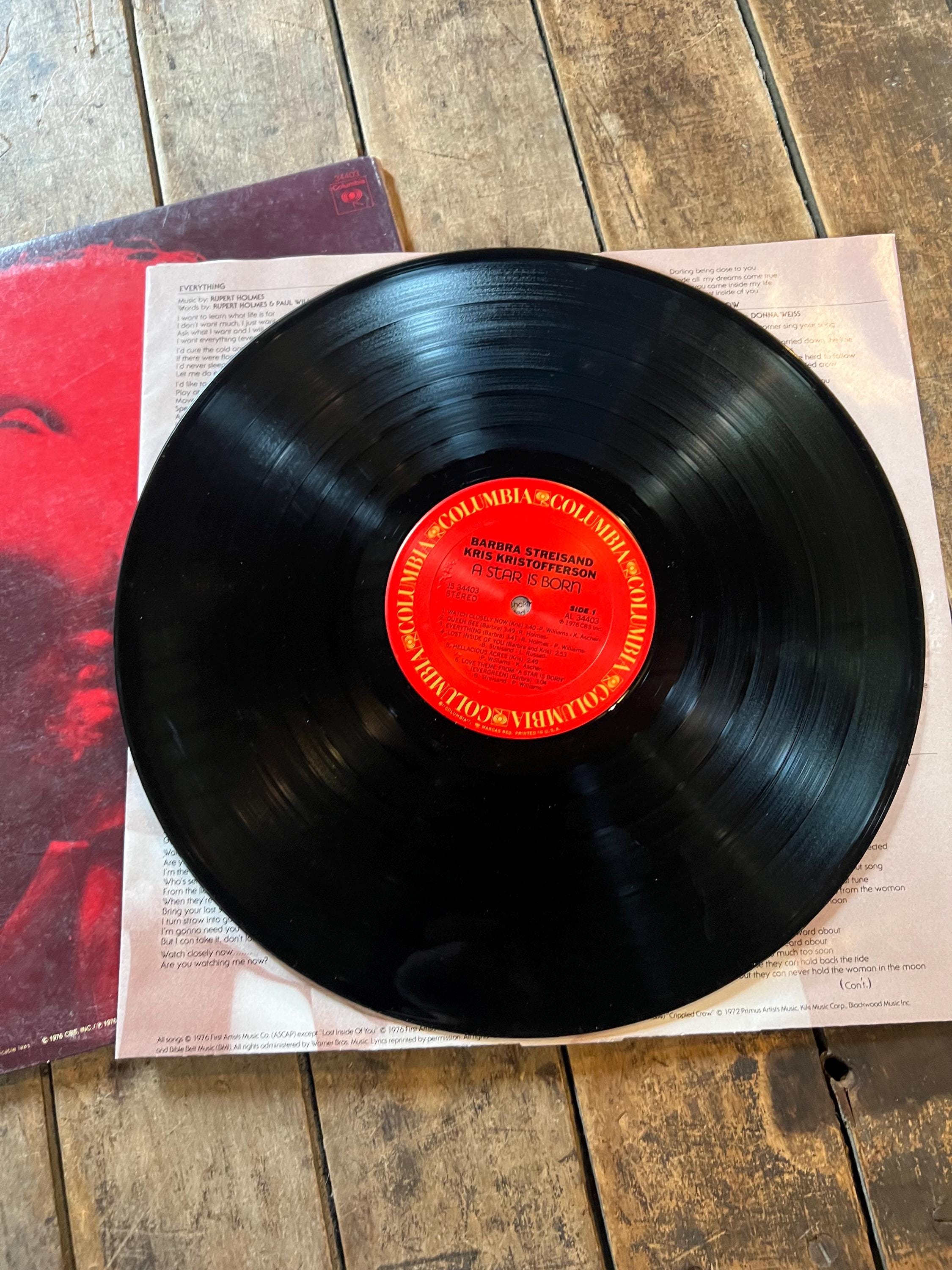 Barbra Streisand & Kris Kristoffer’s. " A Star is Born" LP - 1976 Columbia Retro Vinyl Record