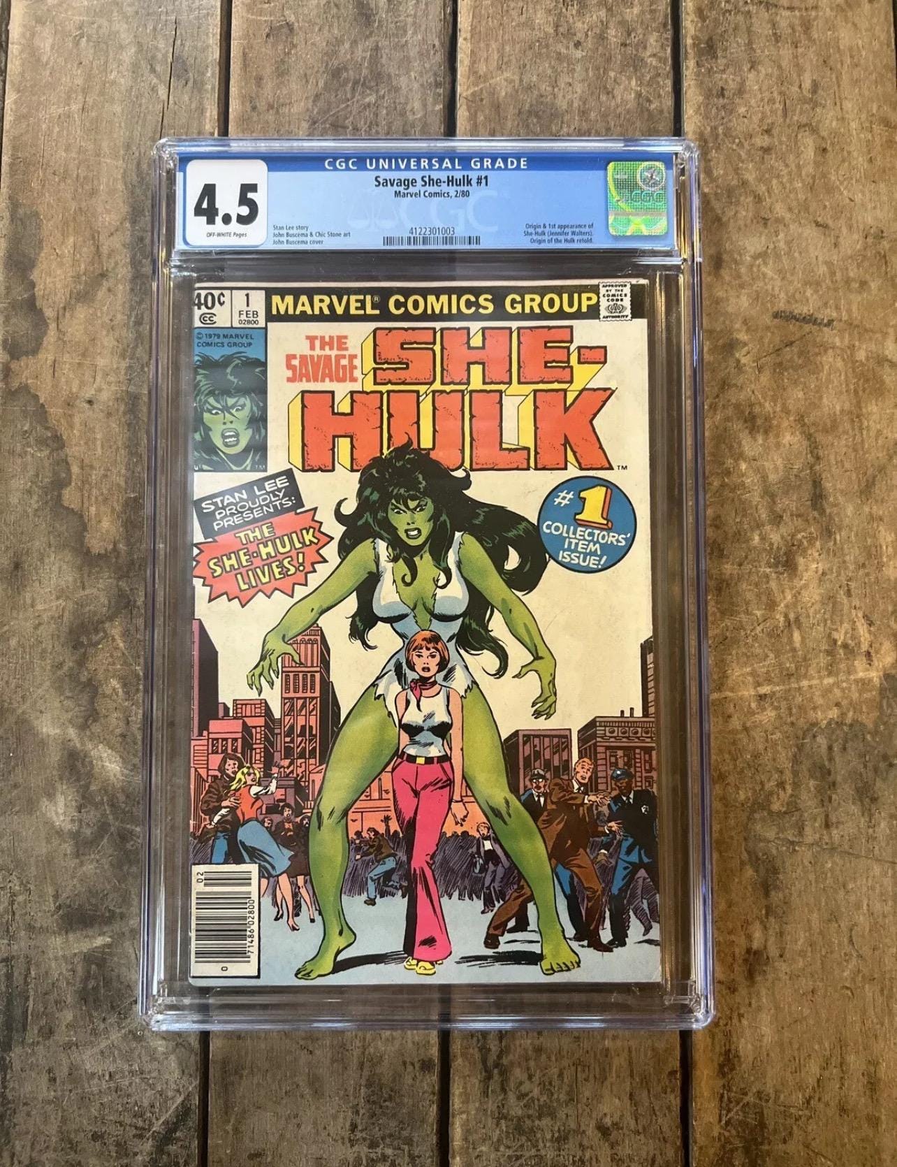 1980 The Savage SHE-HULK #1 - 1st Appearance - Marvel Comics - CGC Graded 4.5 - Key Issue
